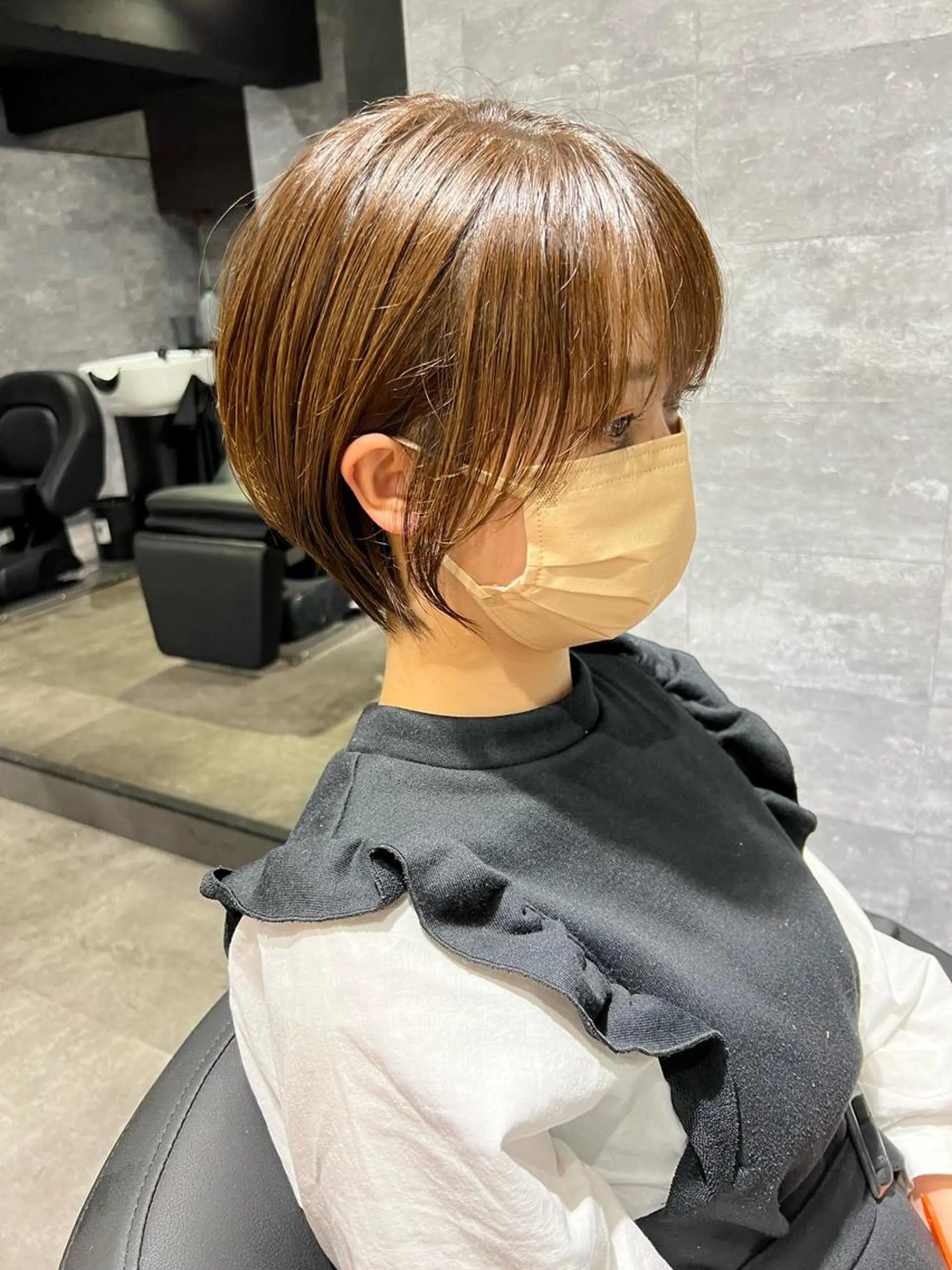 ショート カラー _WHITE所属・黒川 陵のヘアスタイル