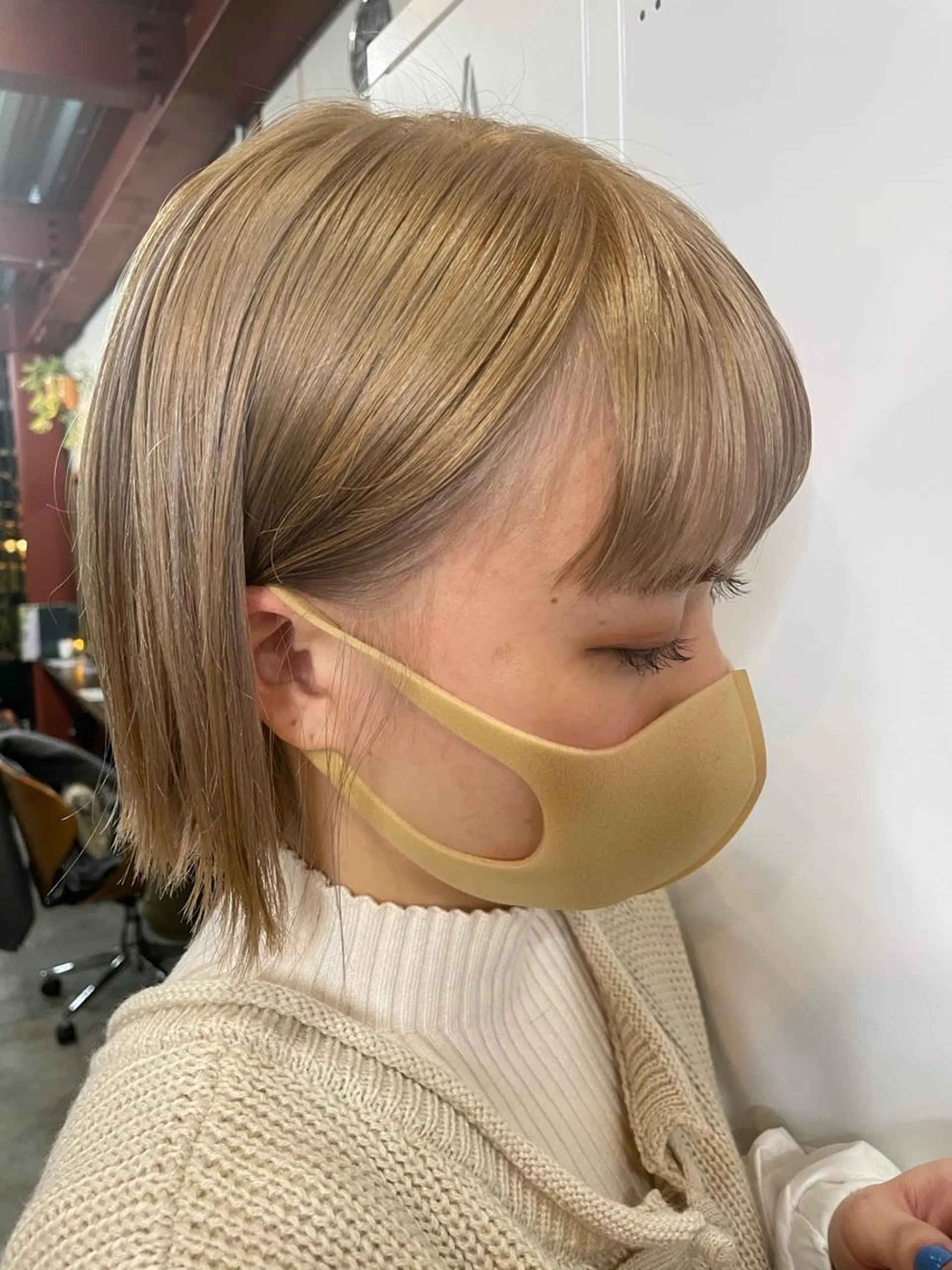 ショート パーソナルカラー 藤本夢のヘアスタイル