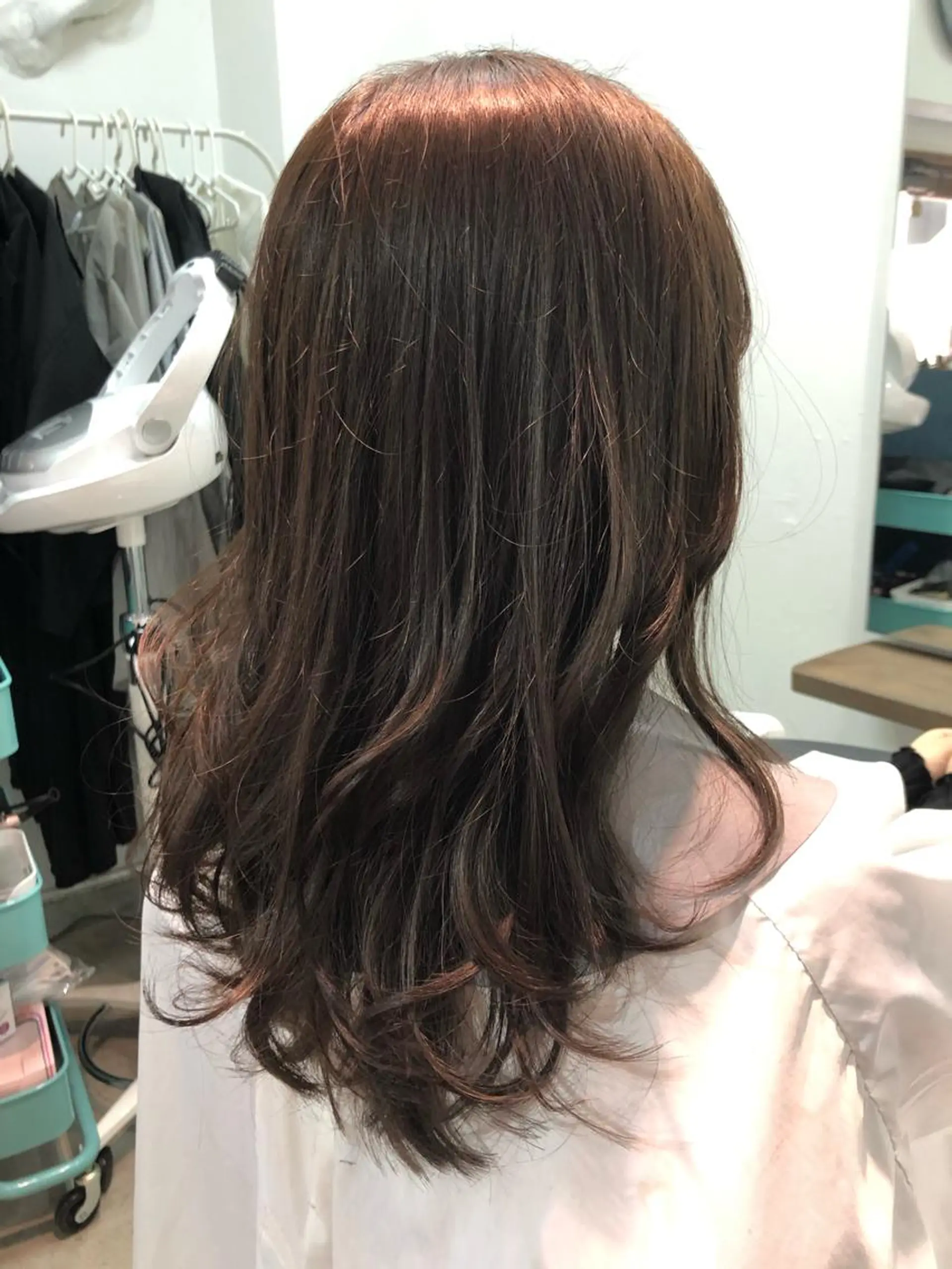セミロング カラー カット ヘアカラー 村田 幸穂のヘアスタイル