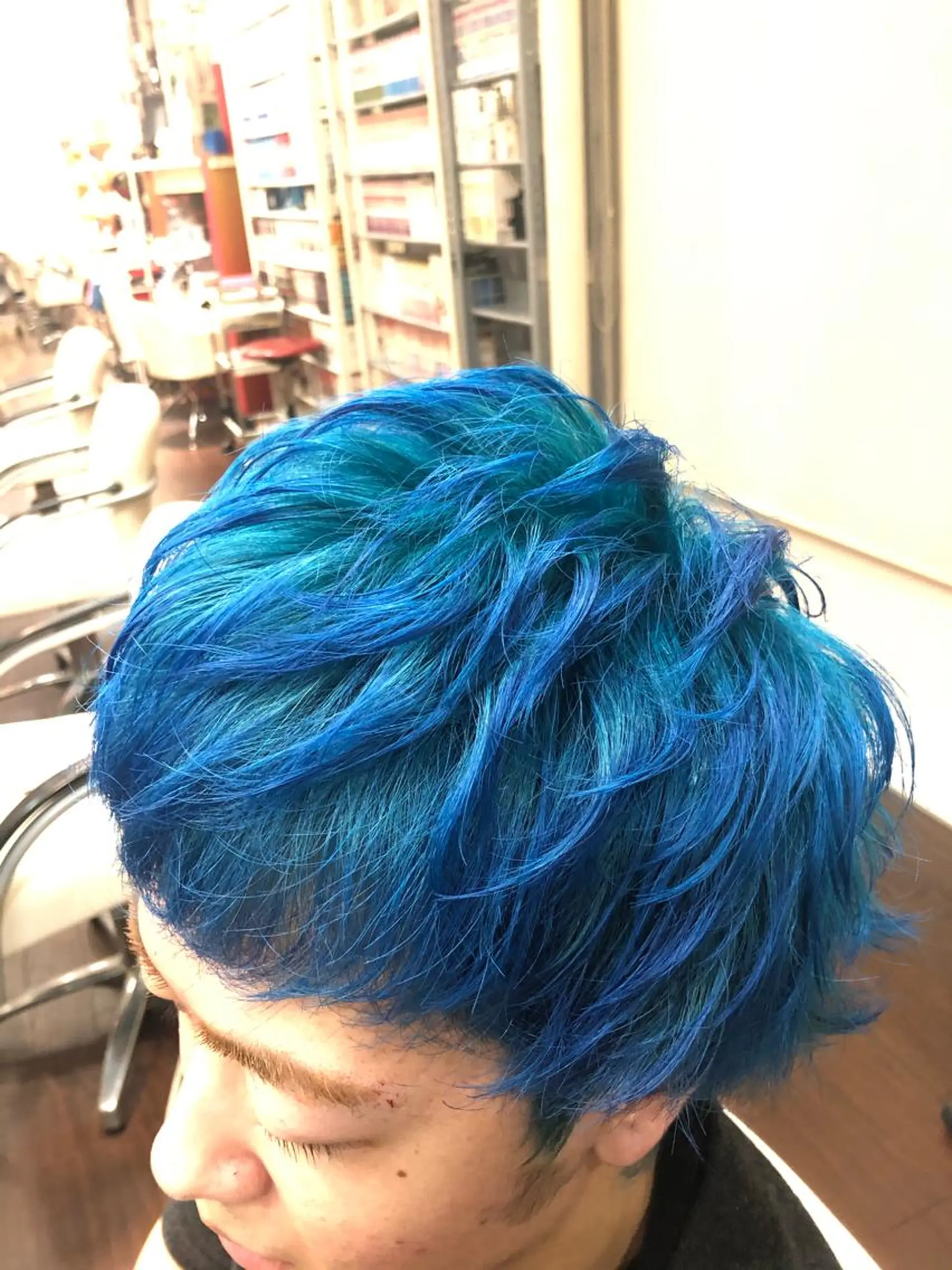 メンズ ゆぴ☾‪/推しカラー /ハイトーンのヘアスタイル