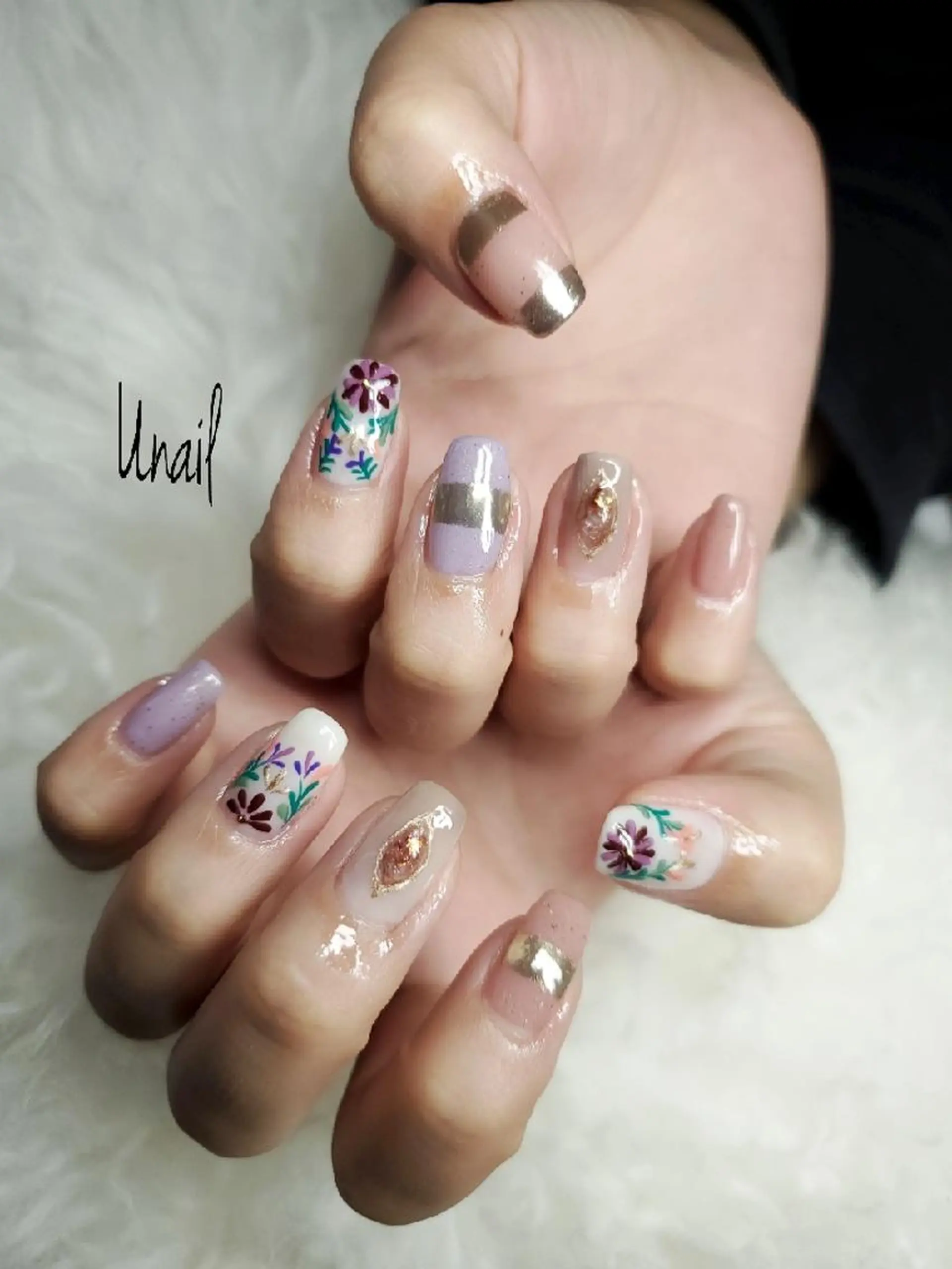 ネイル U nail所属・高橋 千恵のネイルデザイン