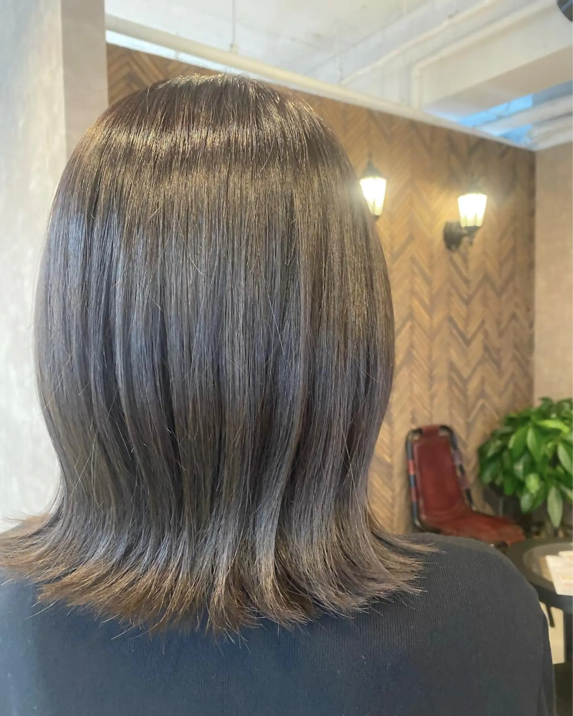 セミロング カラー カット トリートメント tocca 💜石田愛結💜のヘアスタイル