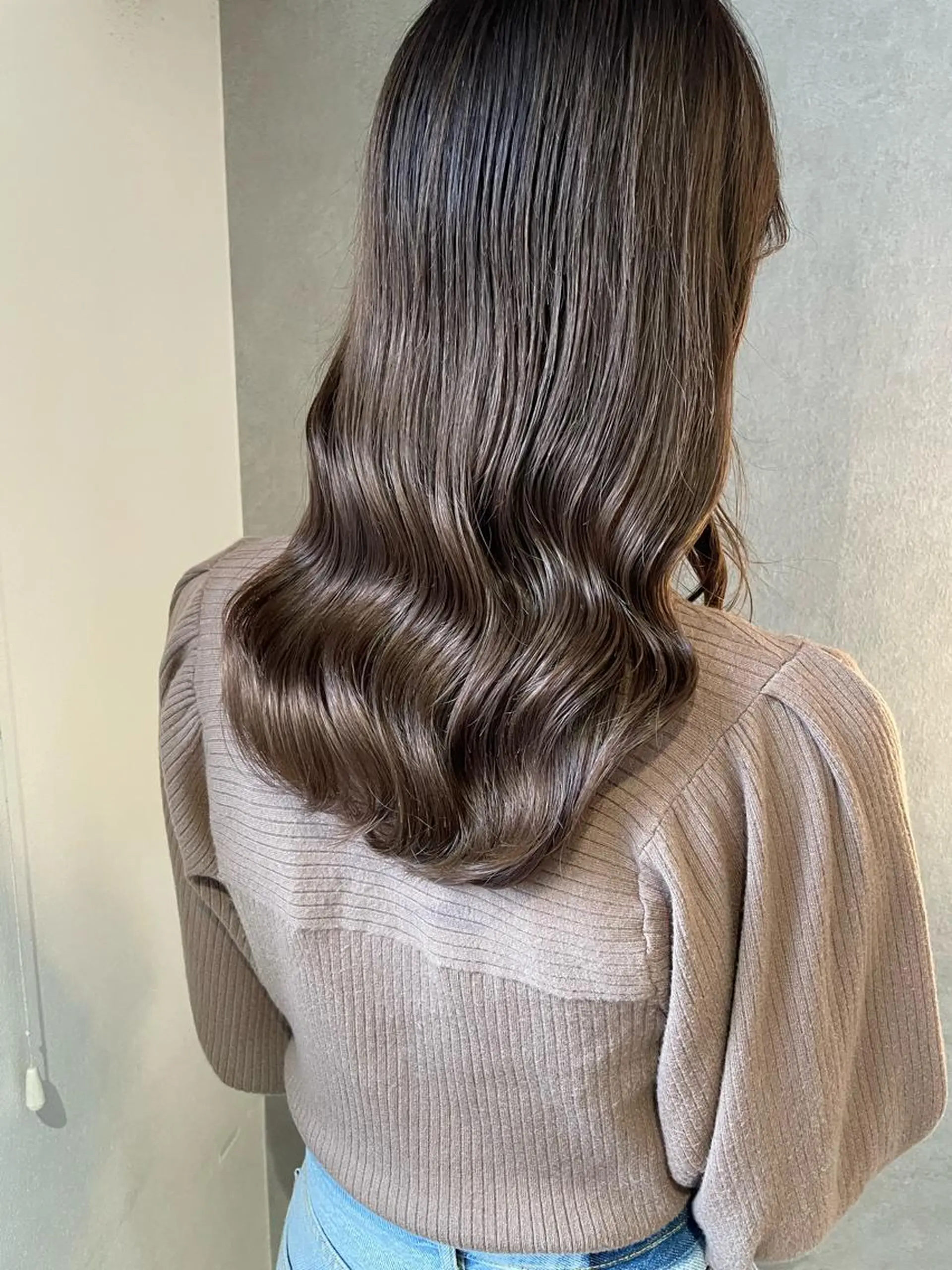 セミロング カラー カット ヘアカラー 縮毛矯正 トリートメント Eliss Horie所属・coco♡ 韓国hairのヘアスタイル