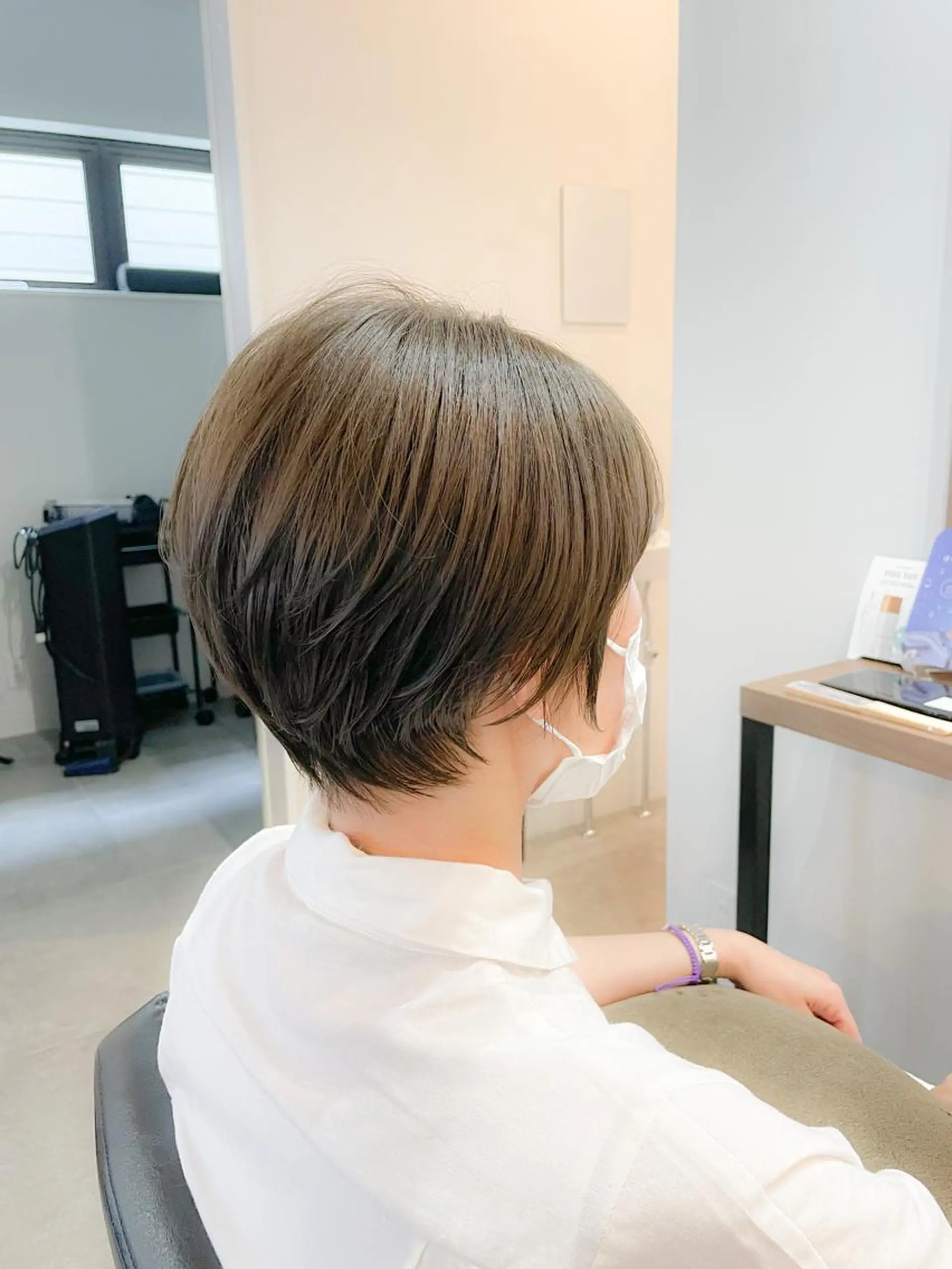 ショート 縮毛矯正 PIECE所属・坂田 椋のヘアスタイル