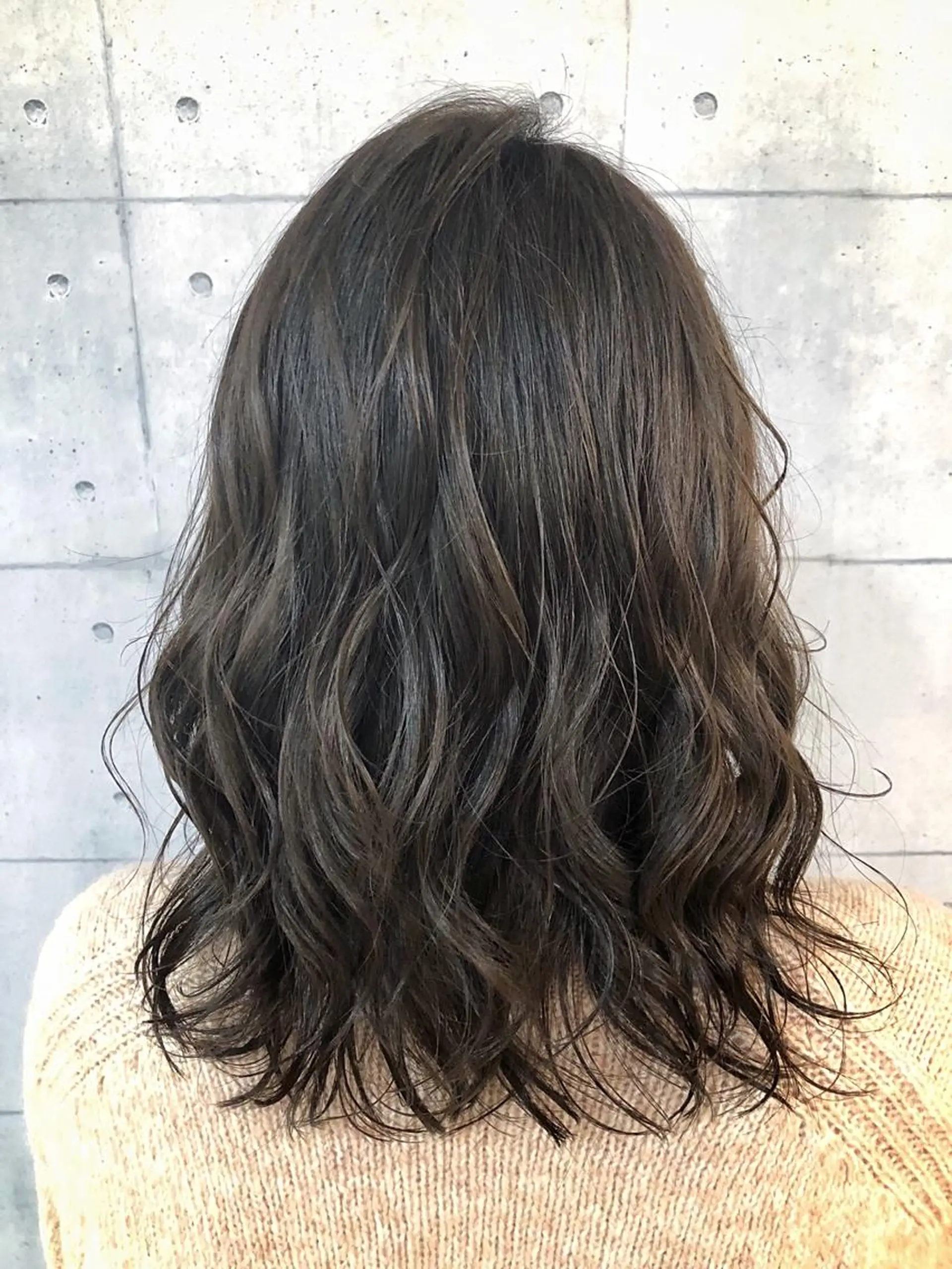 ミディアム カット ヘアカラー 💎髪質改善特化/ 町田莉彩💎のヘアスタイル