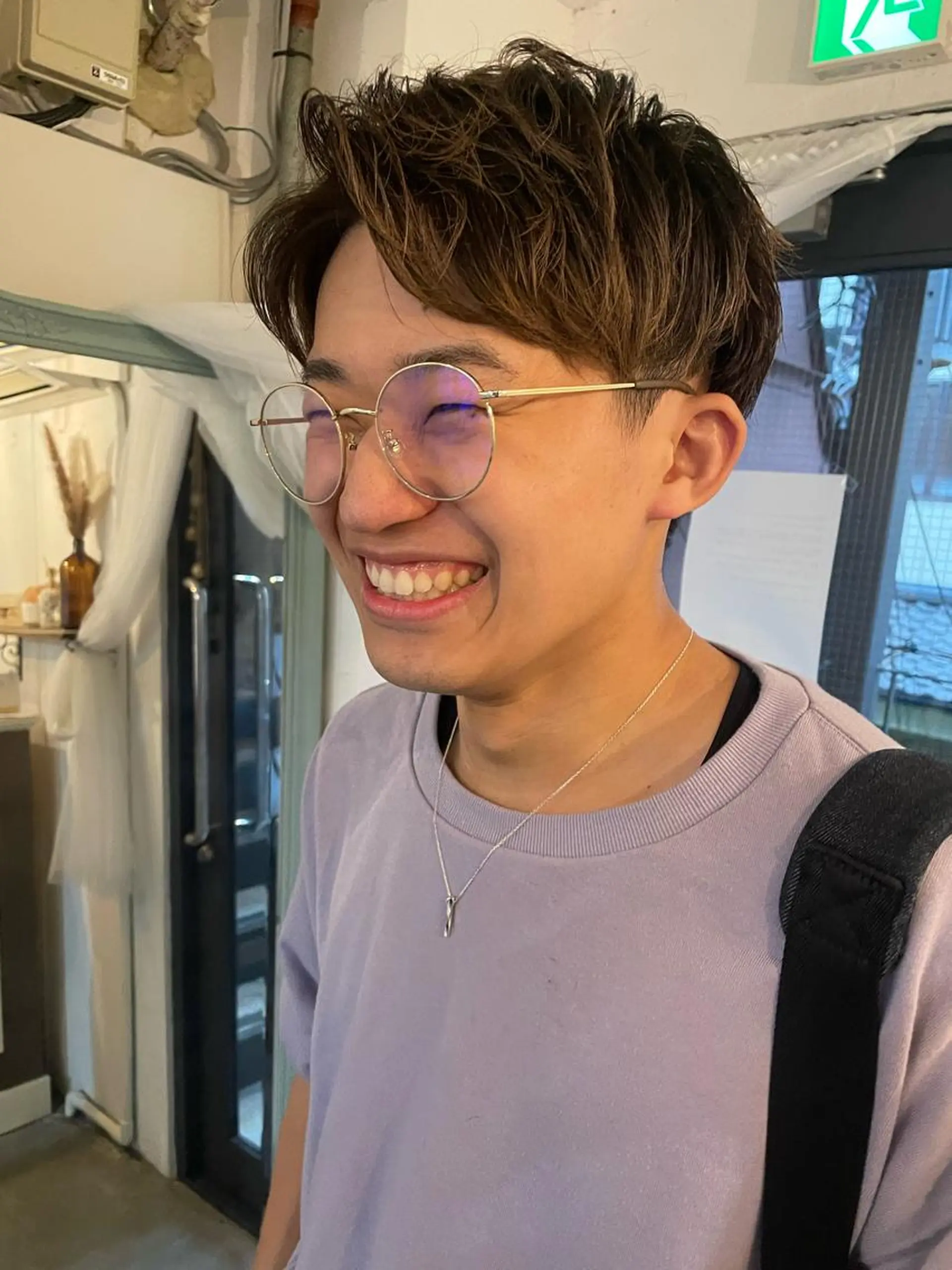 メンズ 京都美容師 塩のヘアスタイル