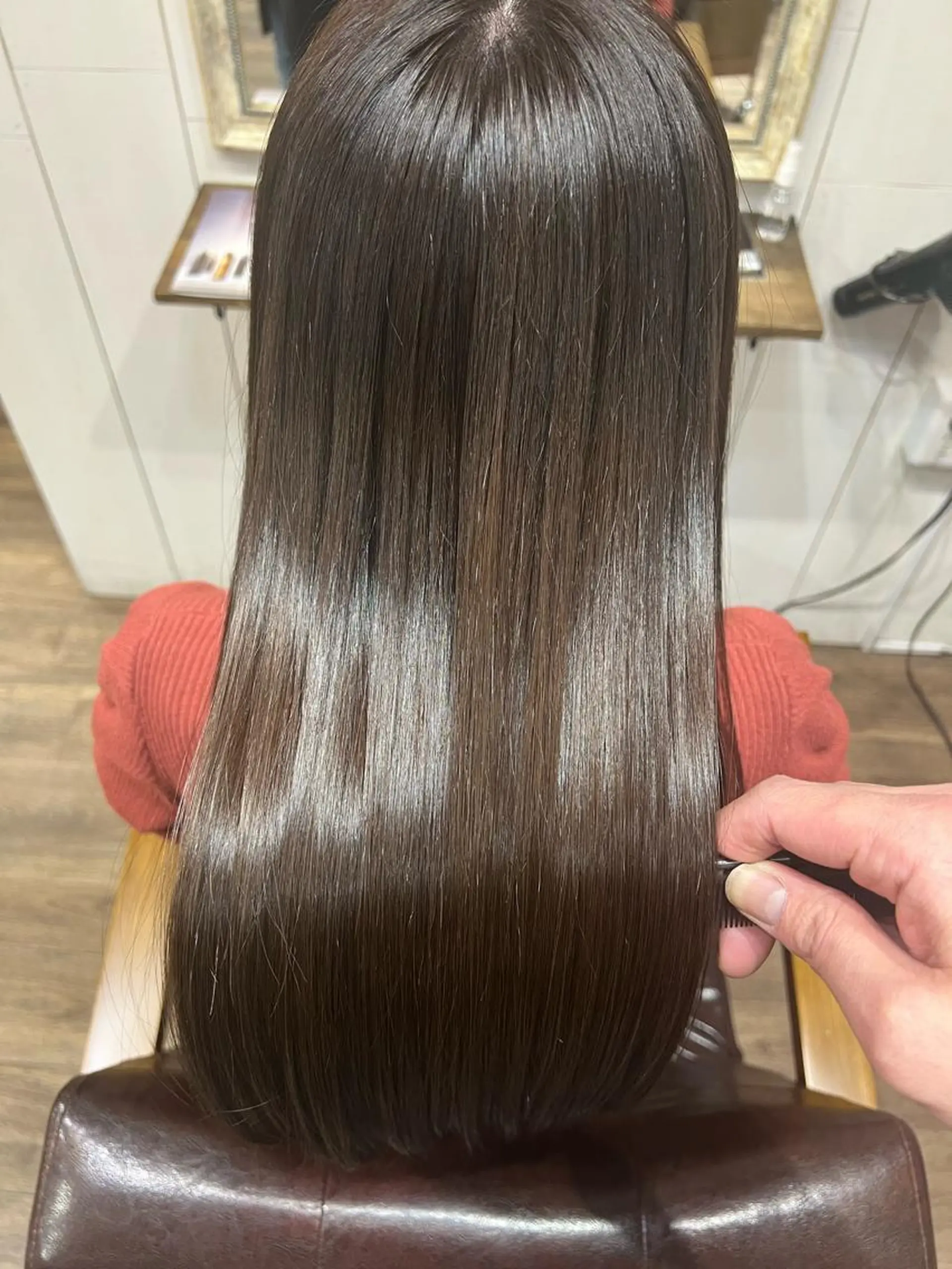 ロング ヘアカラー トリートメント 前井 正人のヘアスタイル