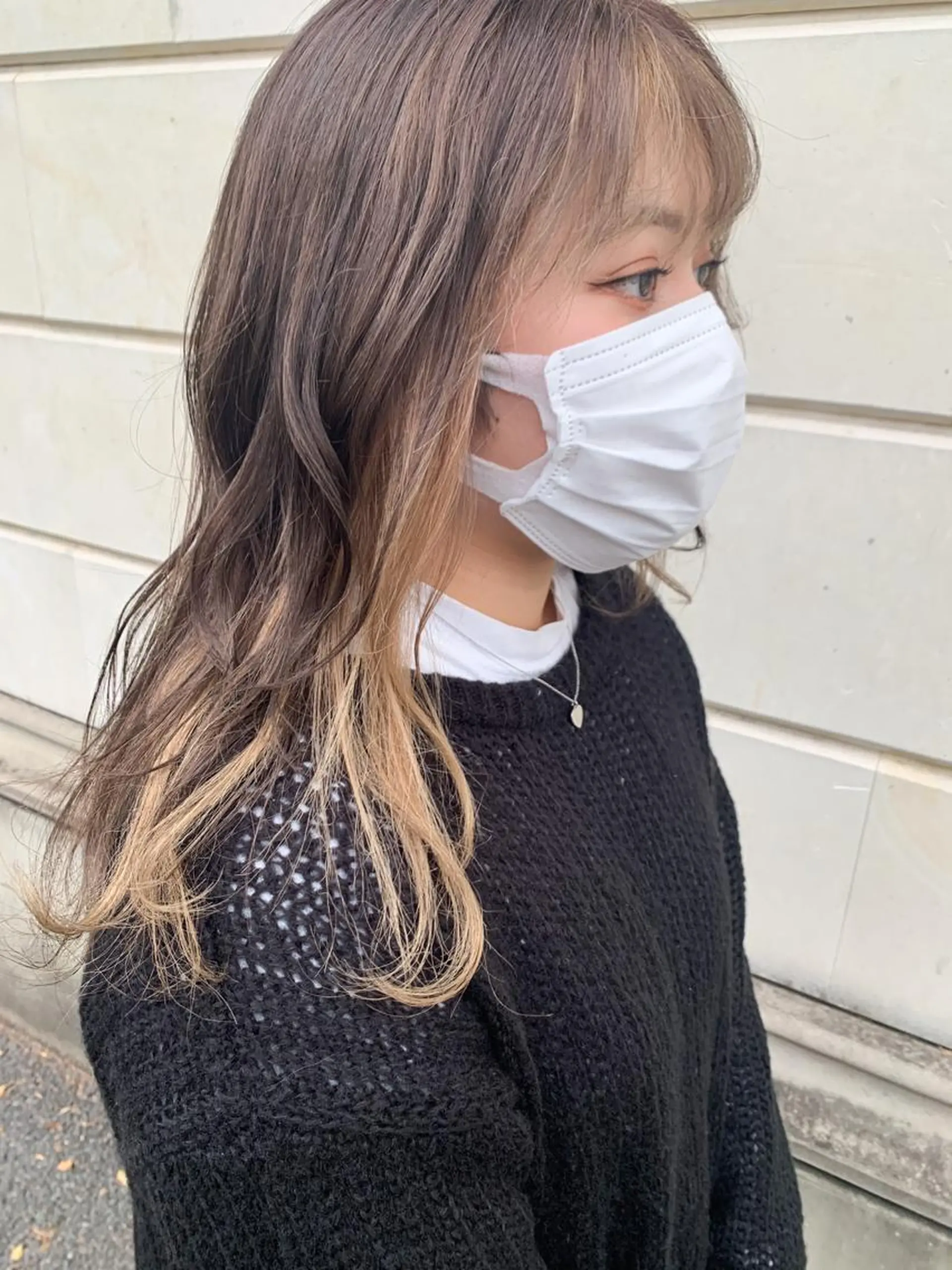 ロング カラー ヘアアレンジ ヘアカラー トリートメント yuka .のヘアスタイル