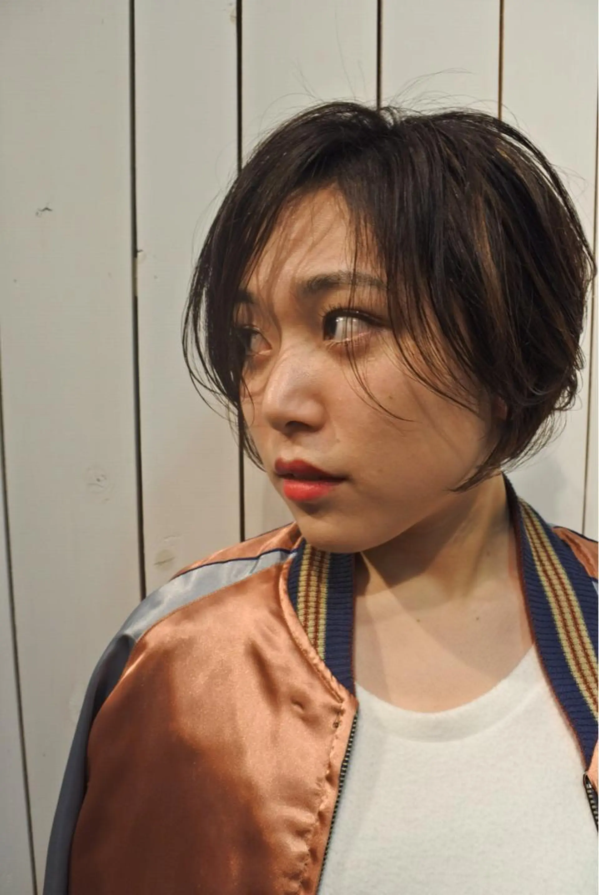 ショート カラー ヘアアレンジ ハイライトカラー ハイライト hairsalon Athle所属・Teramura Kaoriのヘアスタイル