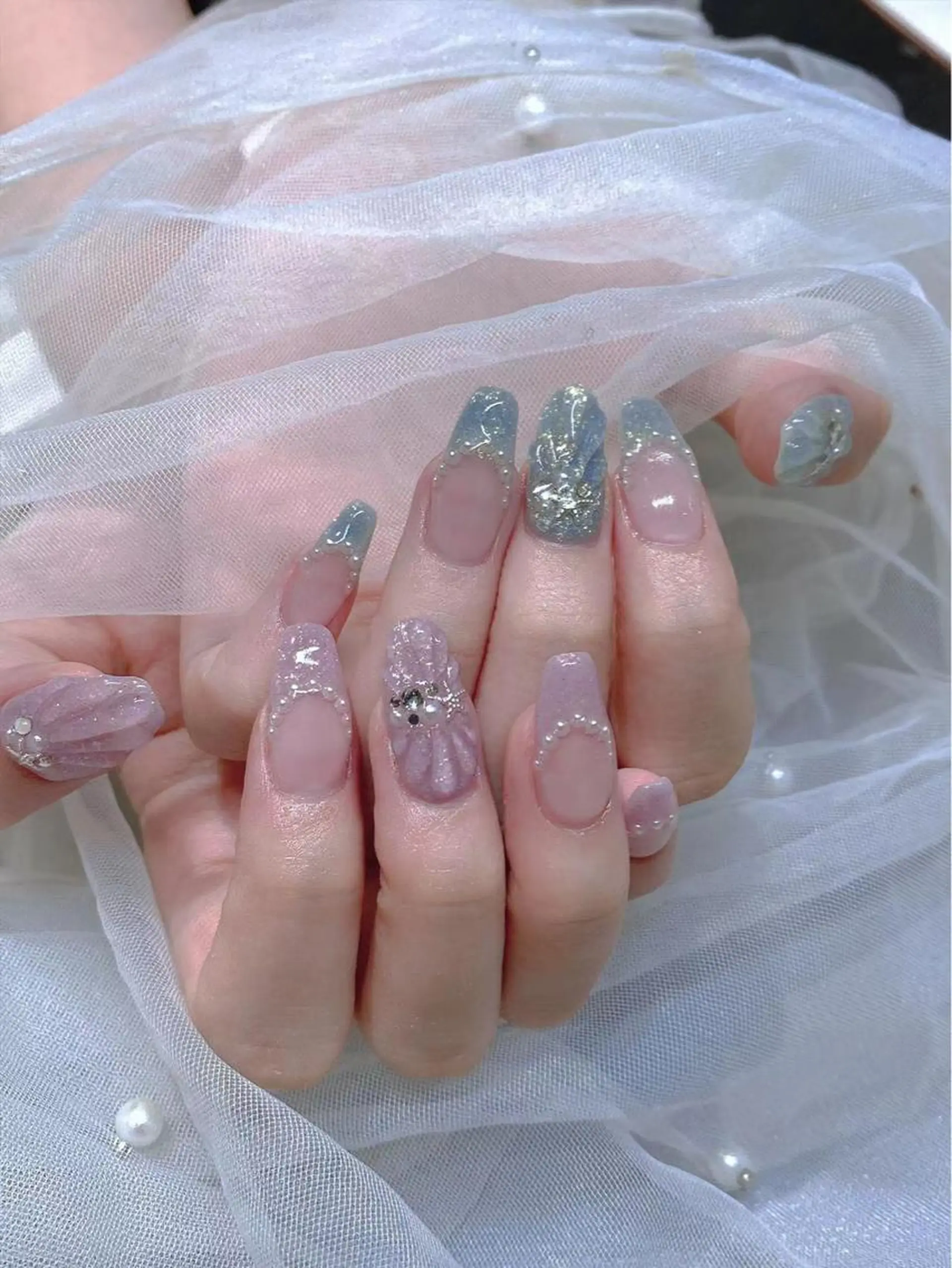 ネイル 長さだし専門店 M2　rikaのネイルデザイン