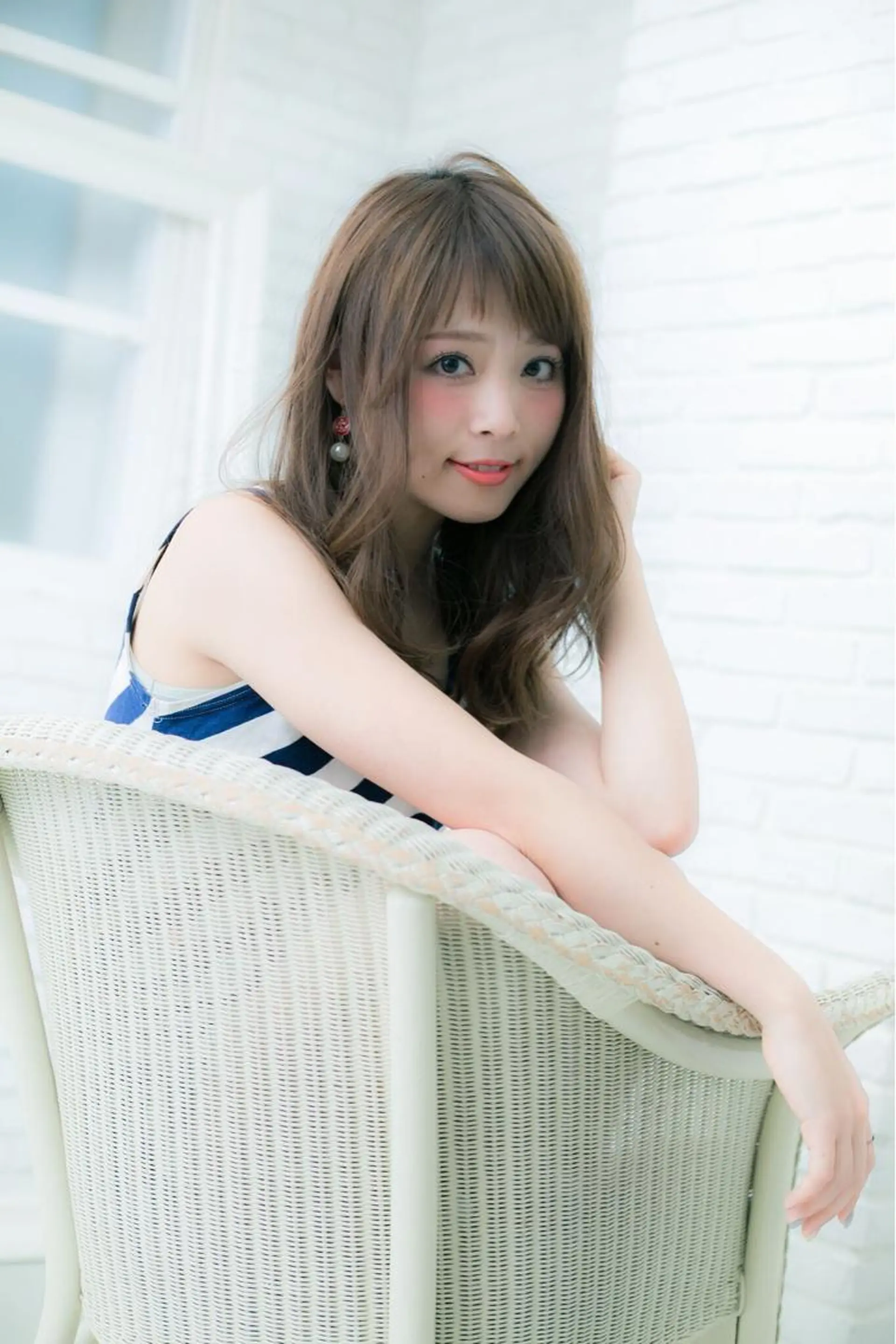 ロング THE DAY所属・AKI HASHIMOTOのヘアスタイル