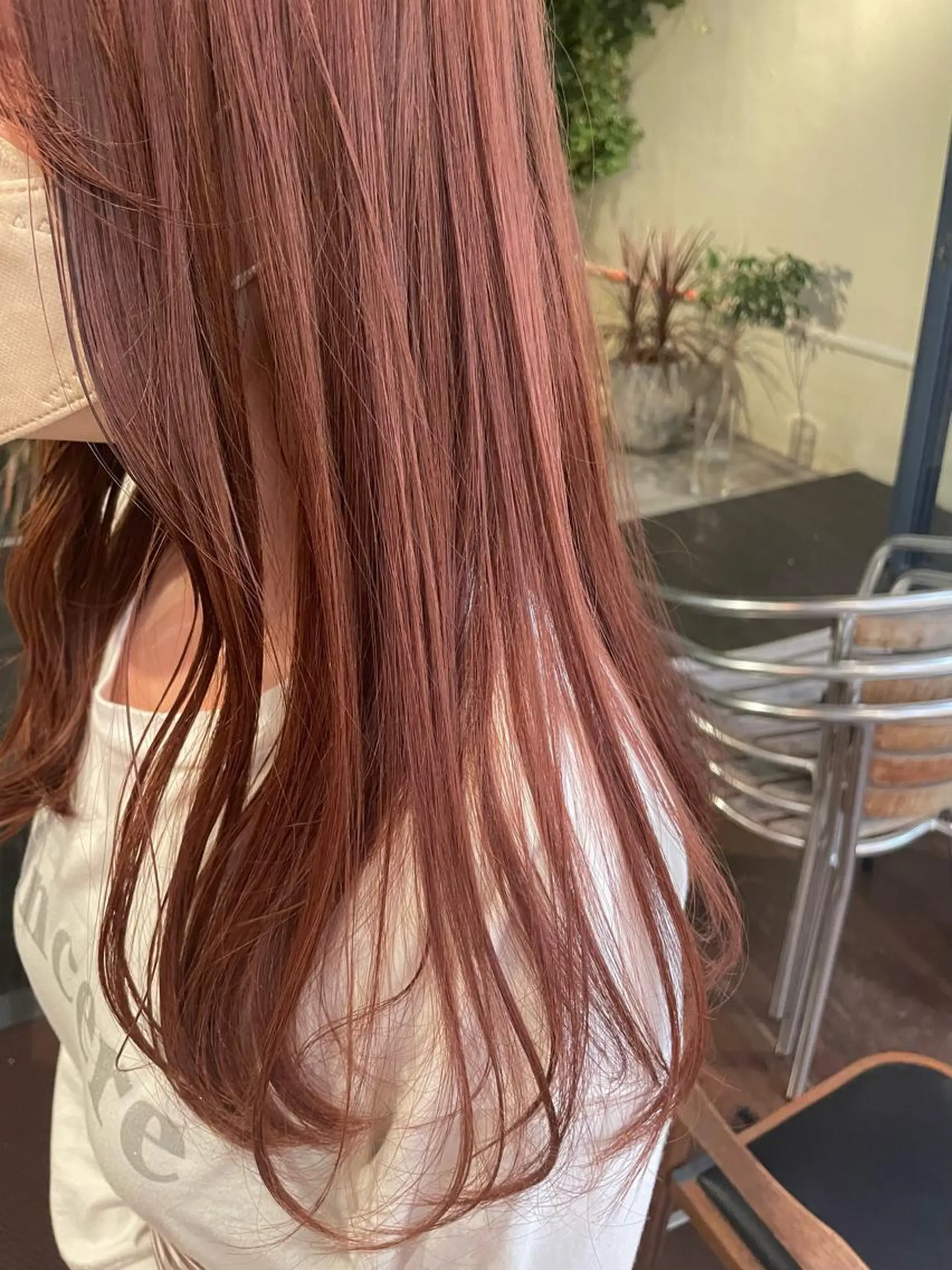 セミロング カラー ヘアアレンジ ヘアカラー トリートメント 抜け感perm🌐 ｜kazaneのヘアスタイル