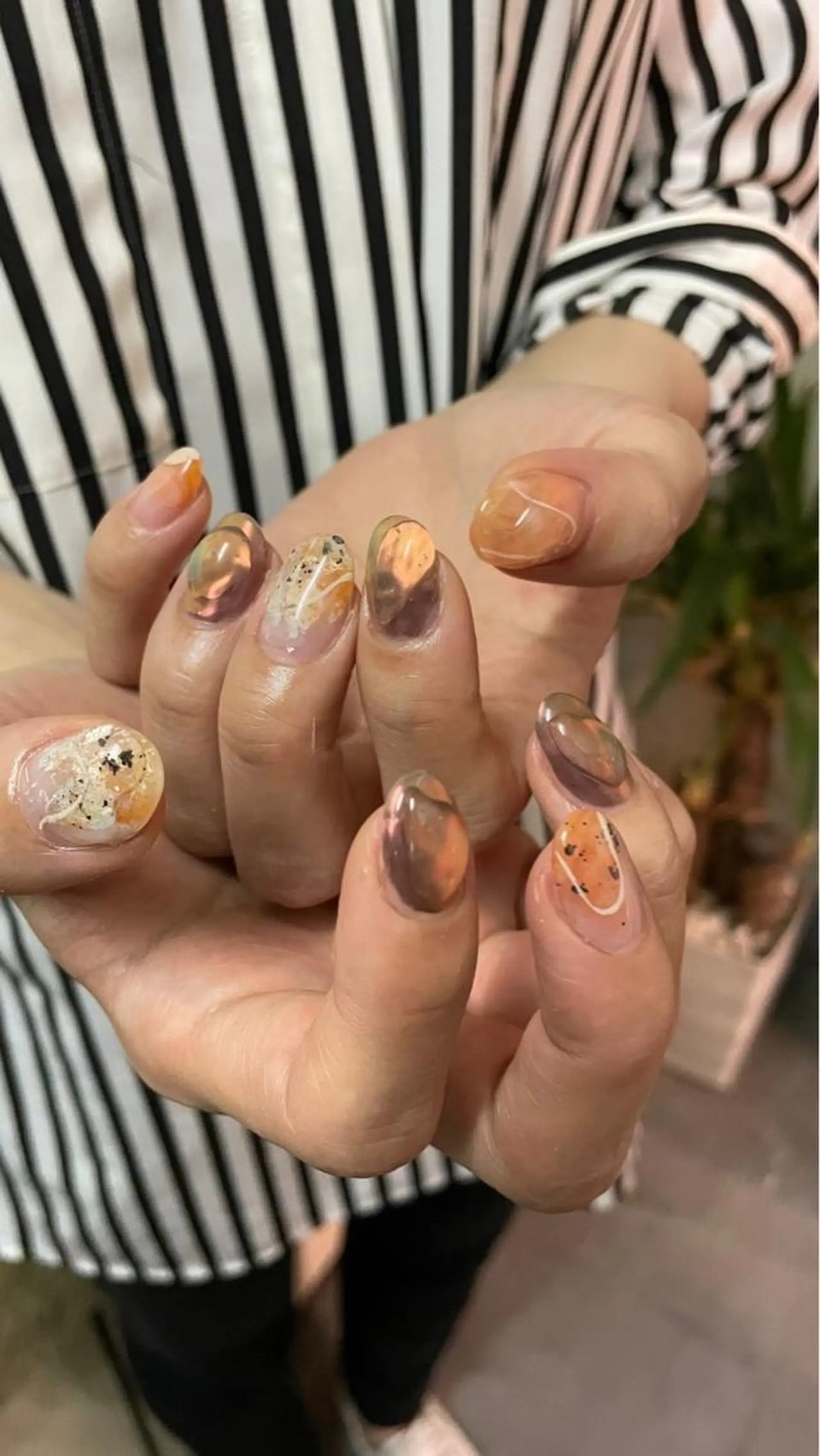 ネイル ゆびノさき茨木店 ニュアンス/アートのネイルデザイン