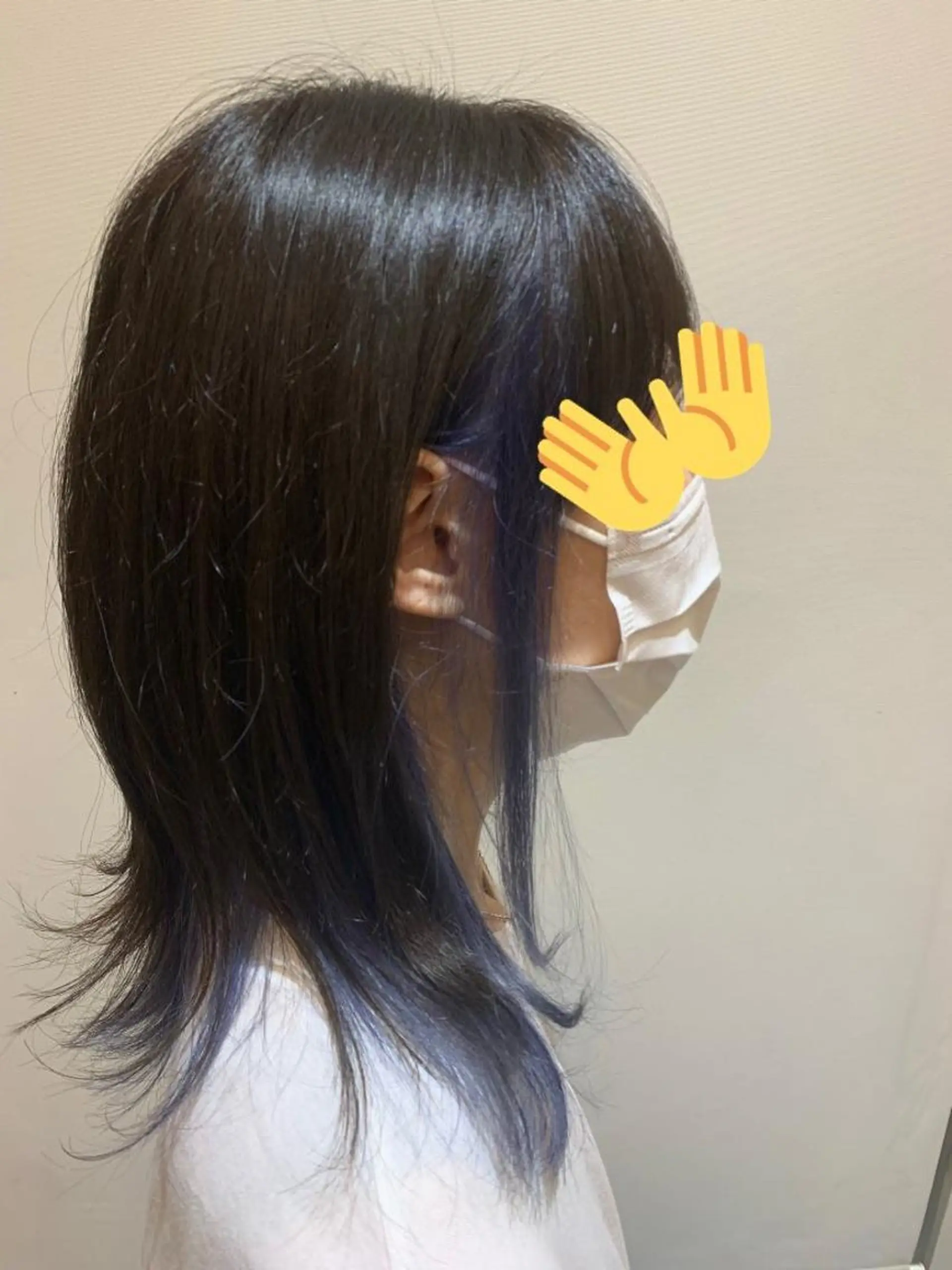 ミディアム カラー カット ヘアカラー トリートメント 若狭 彩花のヘアスタイル