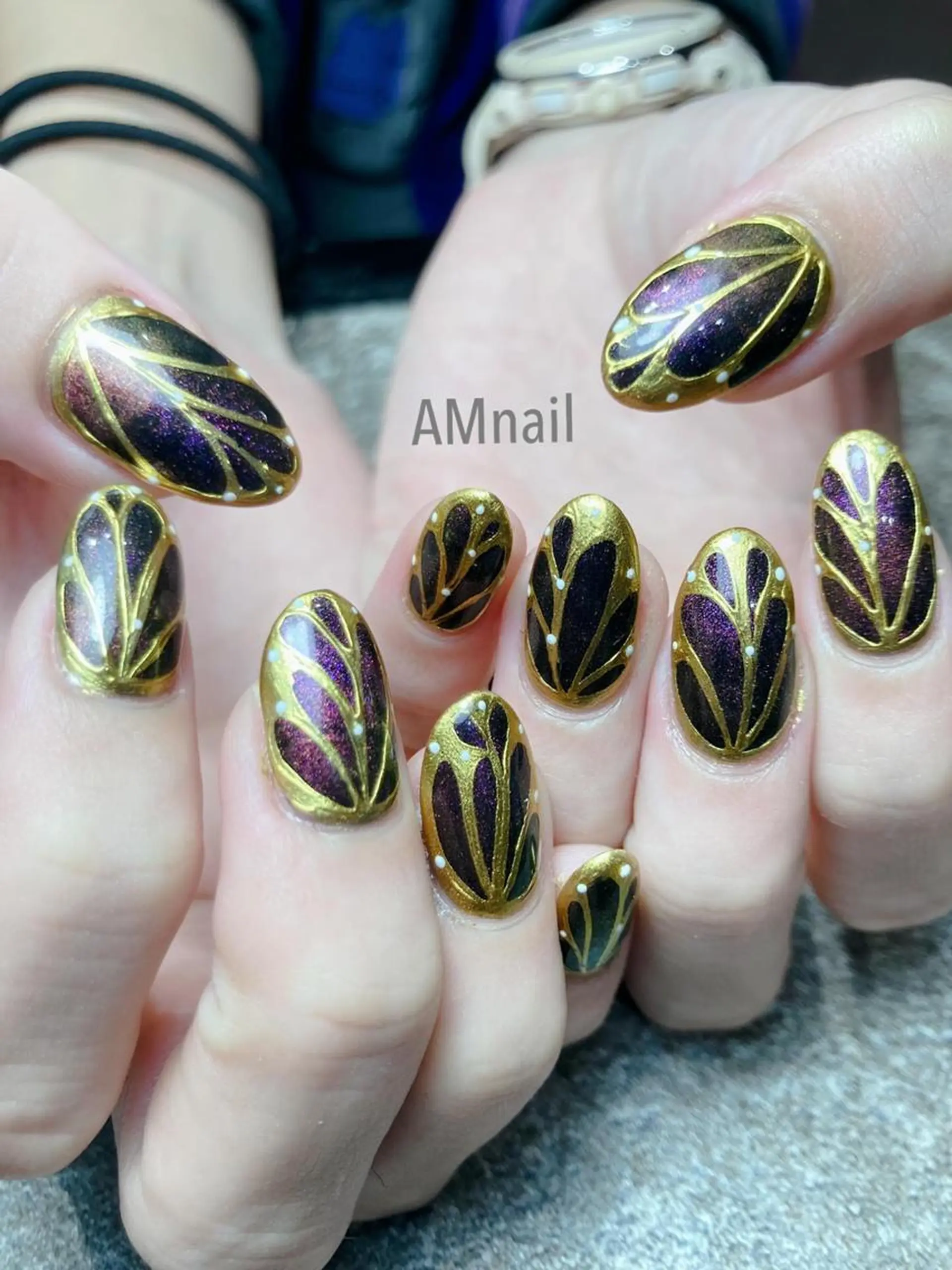 ネイル アートネイル 持ち込み ハンドネイル Am:nail 柏 SUE（スゥ）のネイルデザイン