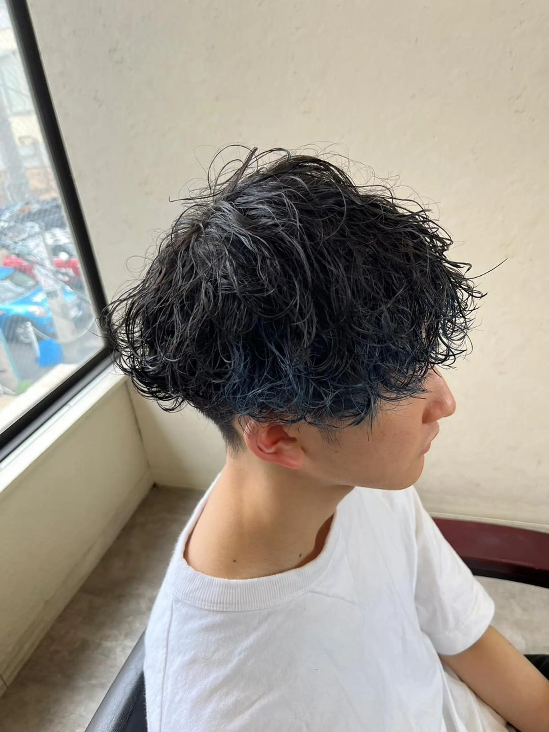 メンズ パーマ マッシュ メンズパーマ ツイストスパイラルパーマ 波巻きパーマ スパイラルパーマ N° emirai 溝の口のヘアスタイル