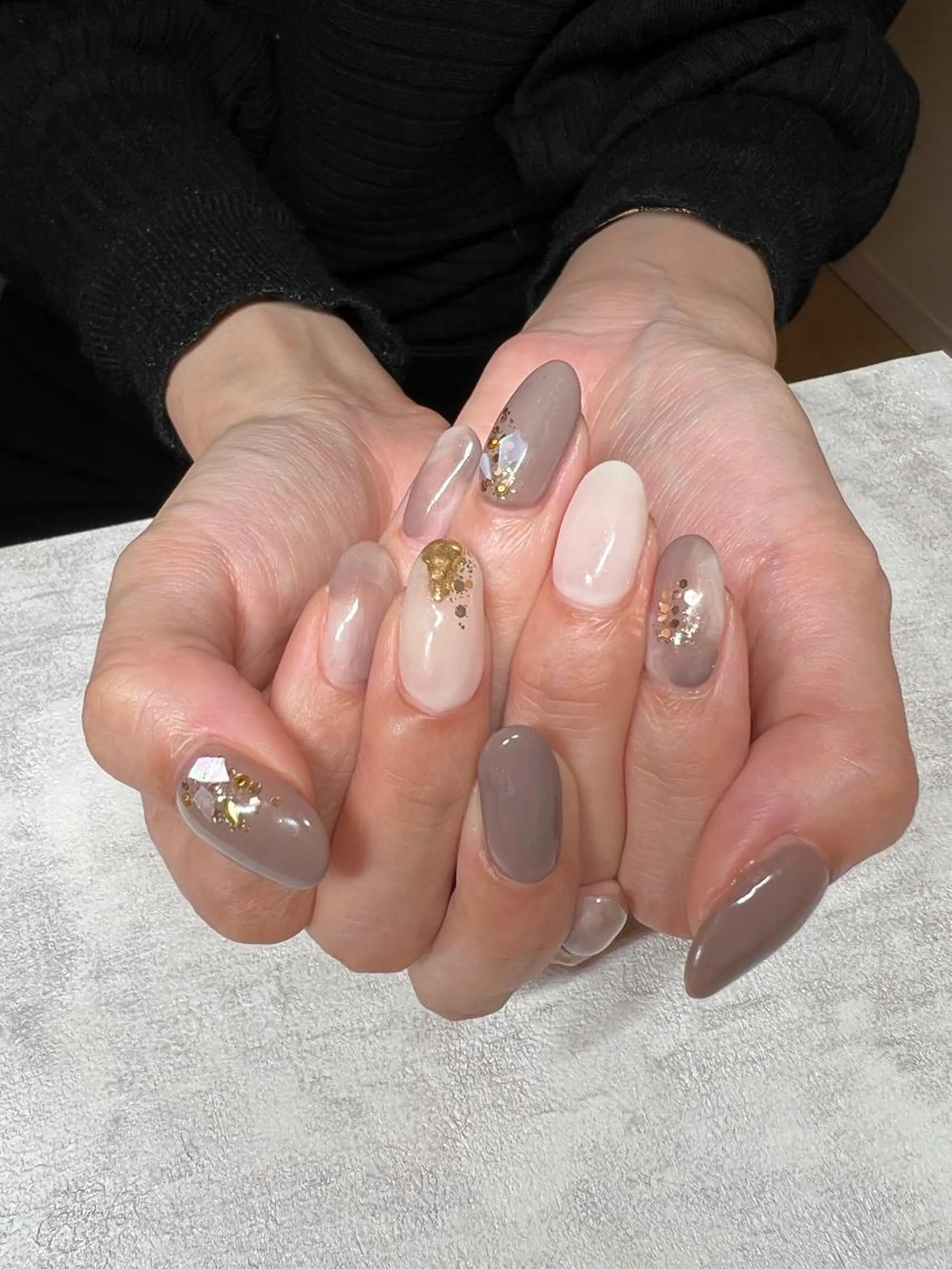 ネイル ミラーネイル ハンドネイル salon Lilyのネイルデザイン