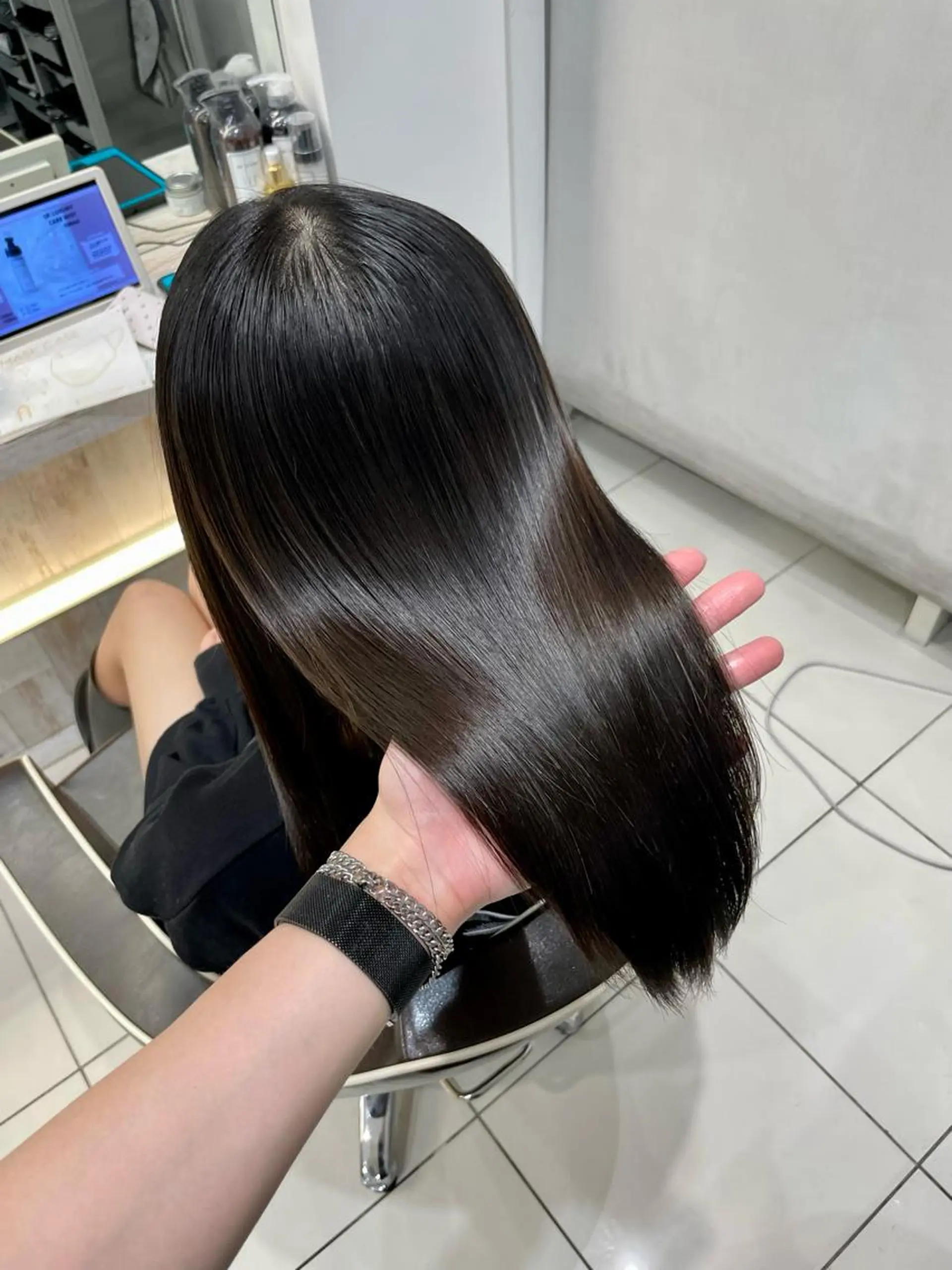 ミディアム 髪質改善縮毛矯正 kosuke_IJKのヘアスタイル