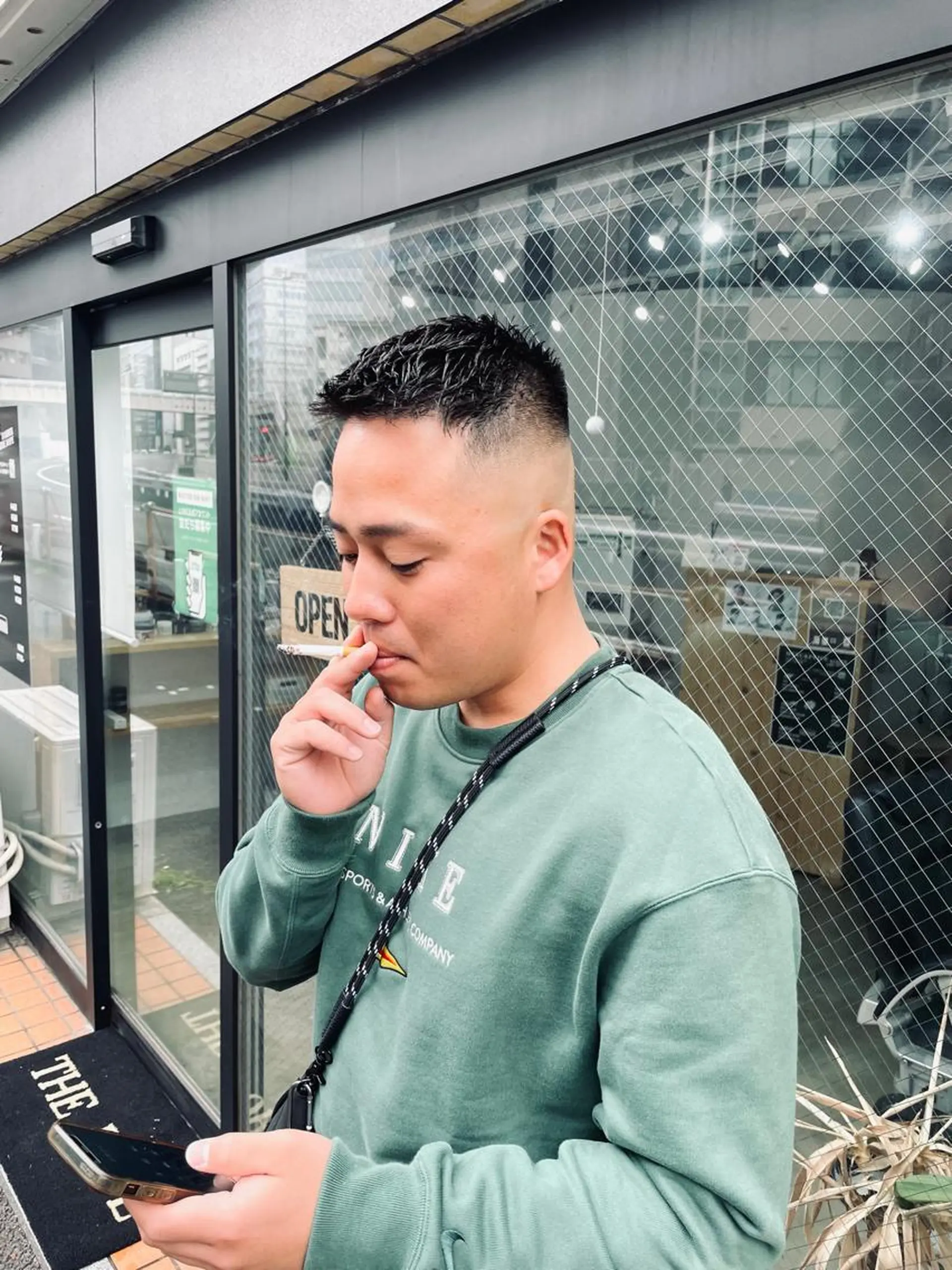 ショート メンズ フェードカット スキンフェード カット 💈メンズパーマ💈 ナカザワ　　リョウのヘアスタイル