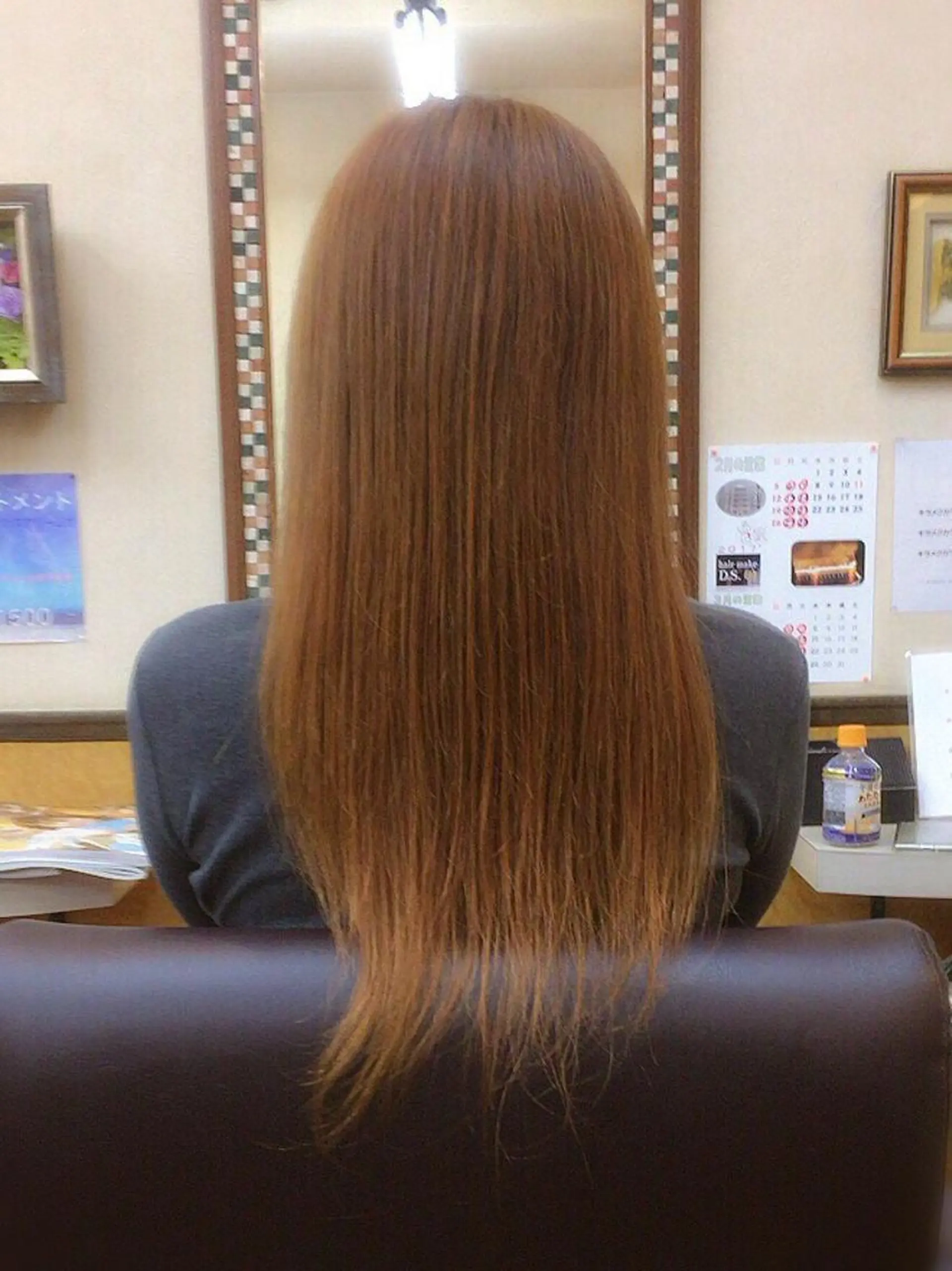 ロング カラー オレンジ hair make D.S.所属・池原 寛之のヘアスタイル