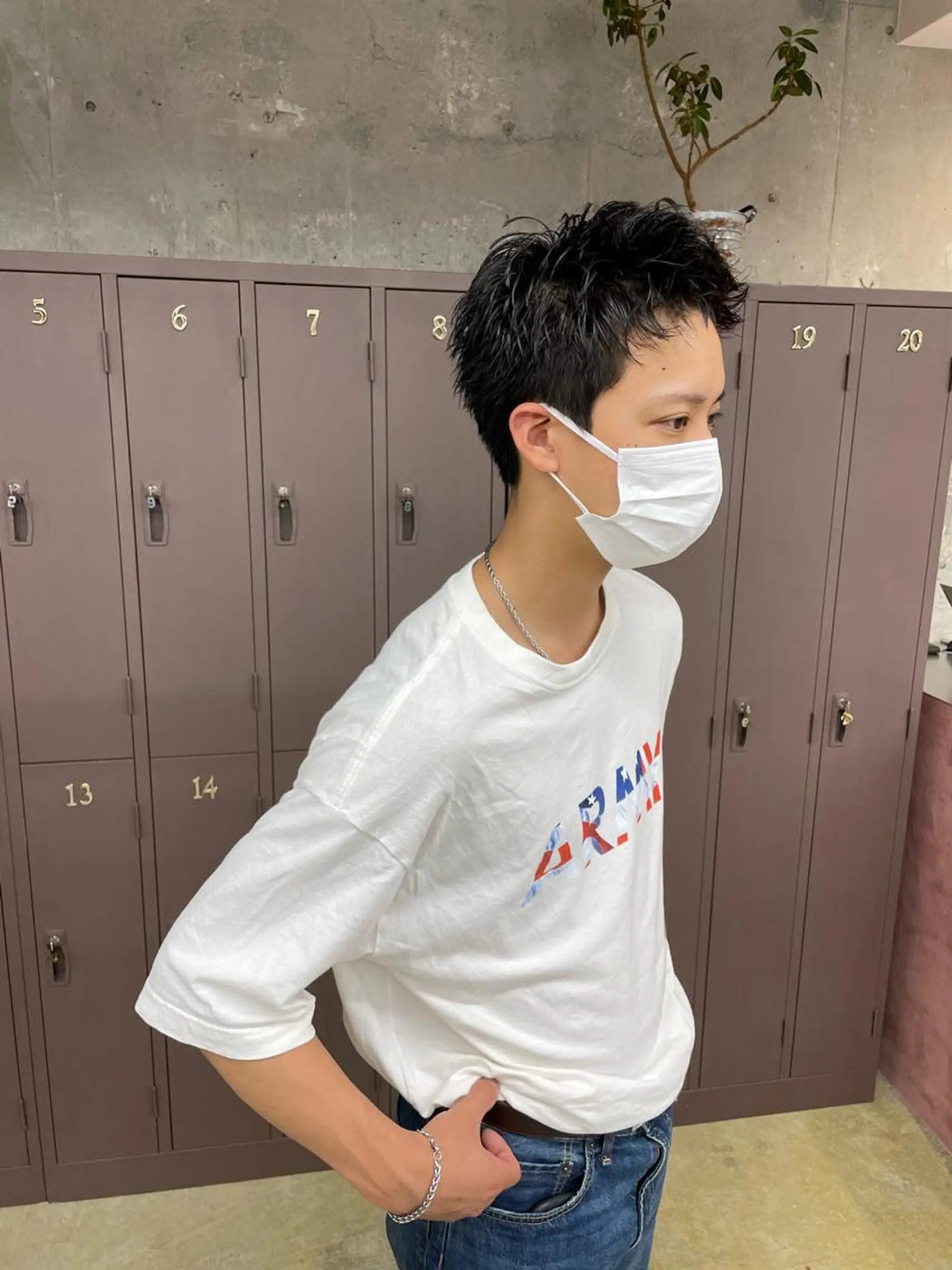 ショート メンズ メンズベリーショート ベリーショート ショートヘア フェザーパーマ/ 山口大輝のヘアスタイル