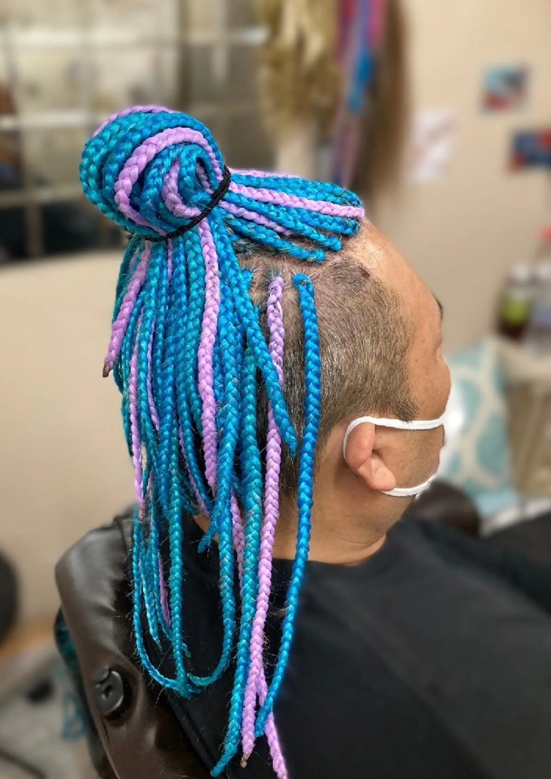 メンズ ロング エクステ scamp ★のヘアスタイル