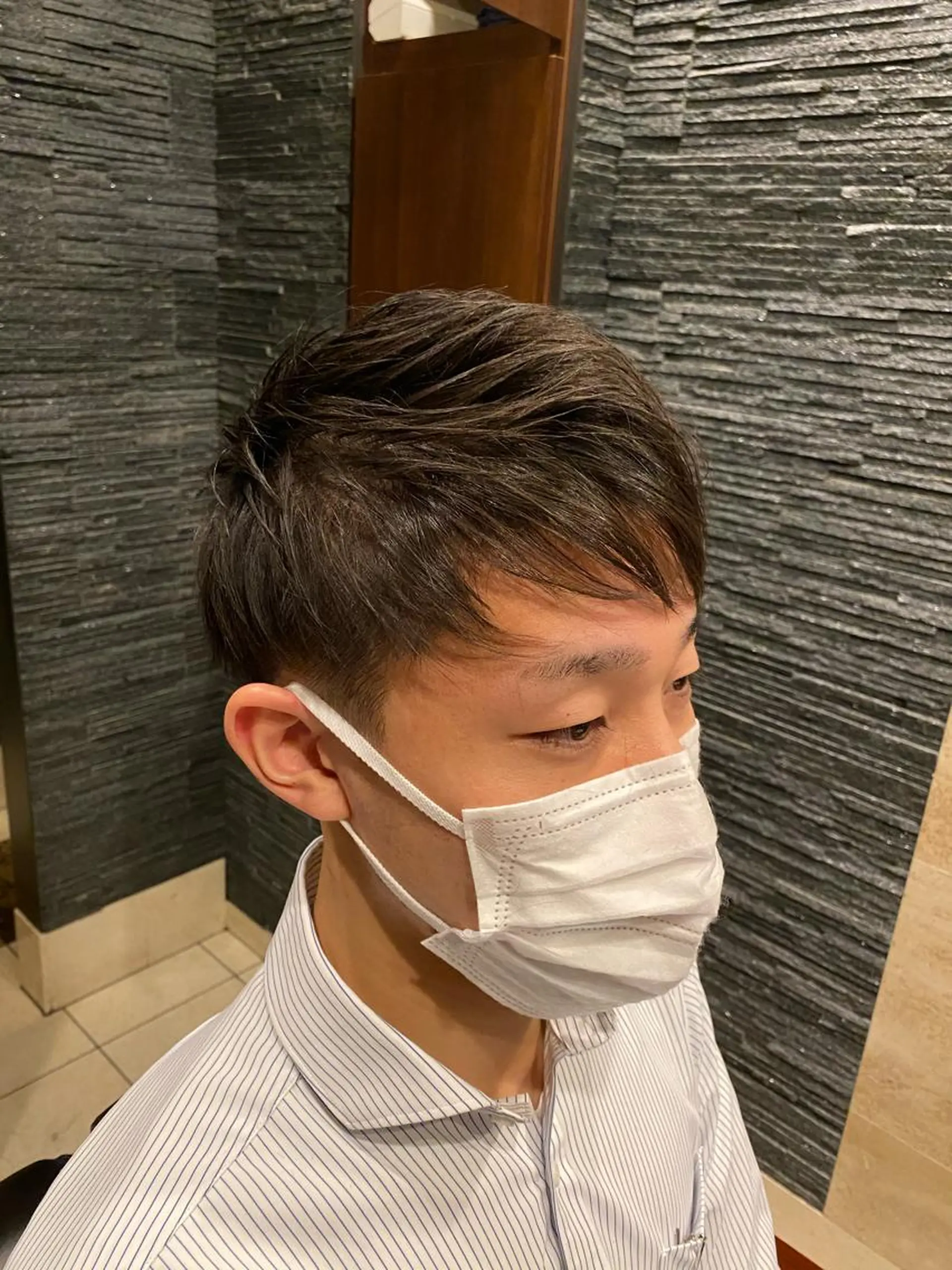 ショート メンズ 浅見 天翔のヘアスタイル