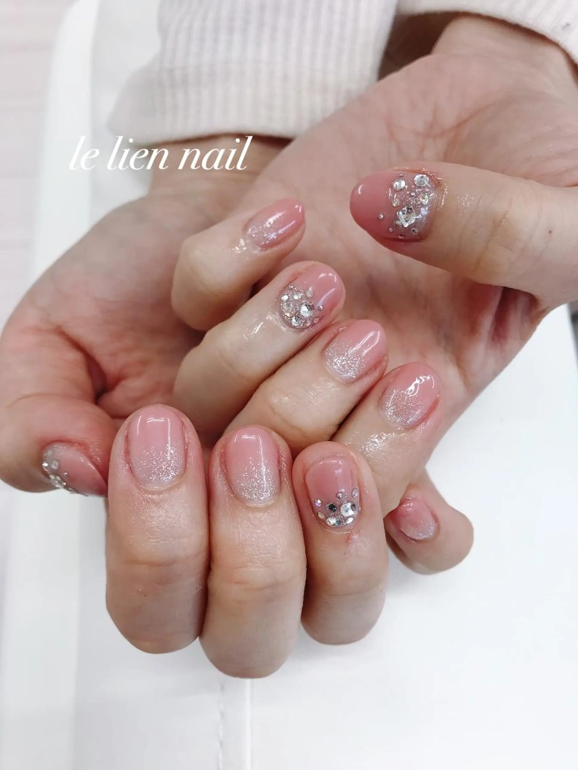 ショート le lien nailのネイルデザイン