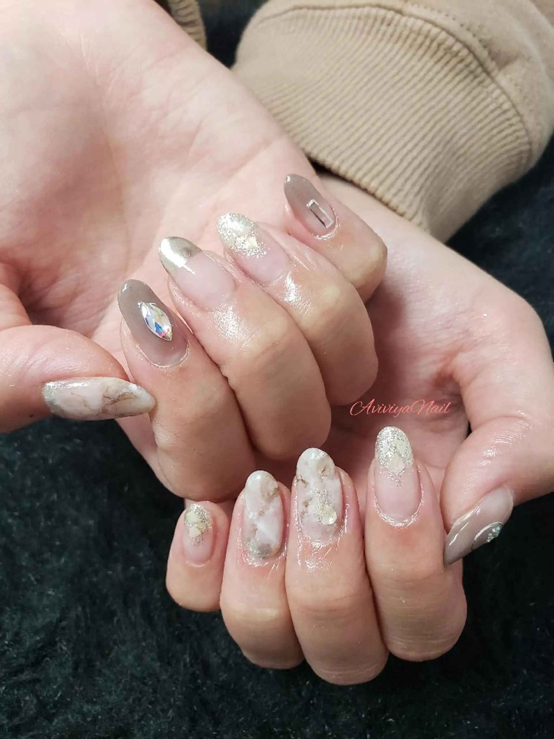 ネイル ニュアンスネイル AviviyaNail所属・kubo ayaのネイルデザイン