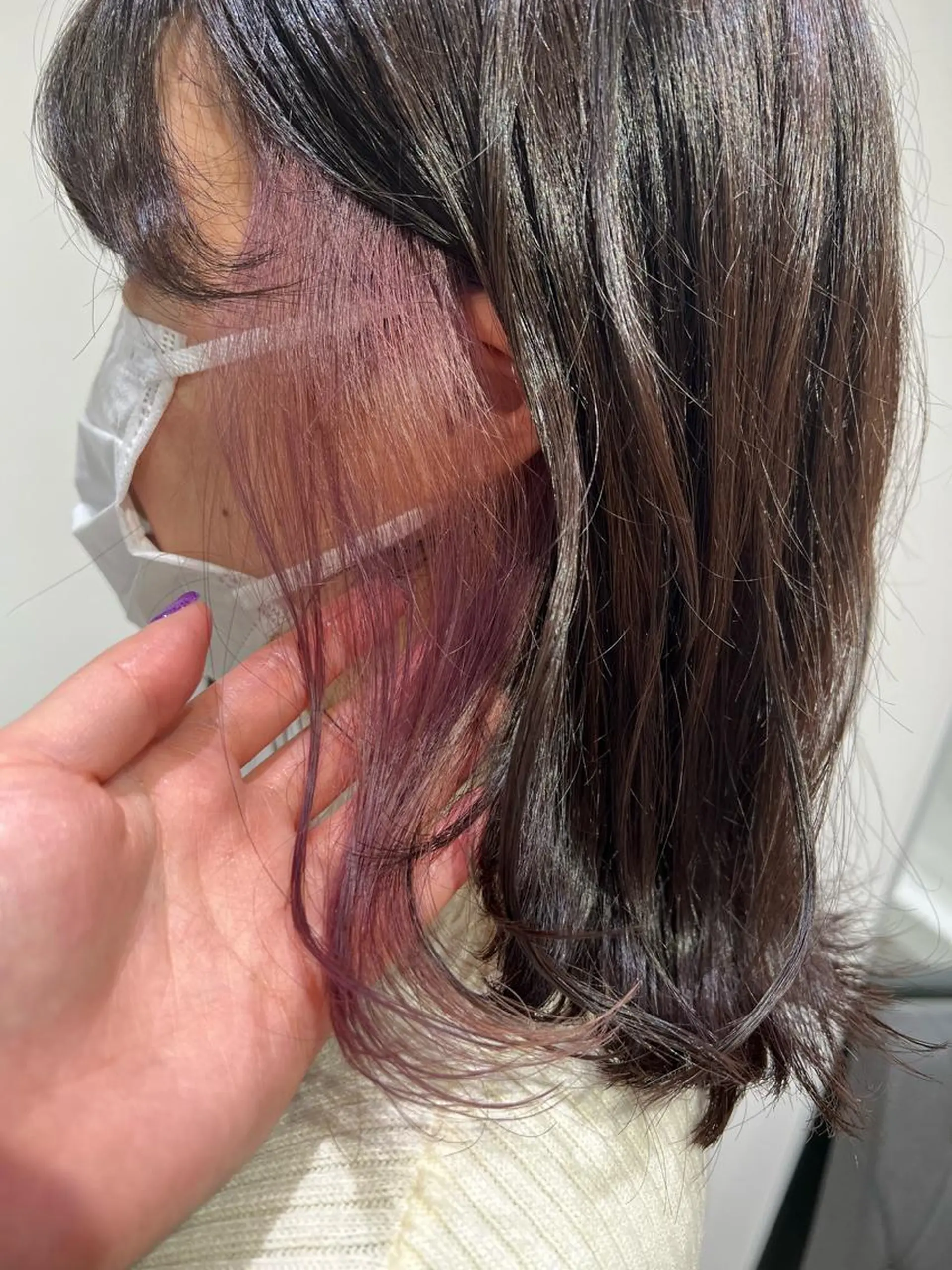 ミディアム カラー ヘアカラー トリートメント 【暖色カラー特化】 中山由梨のヘアスタイル