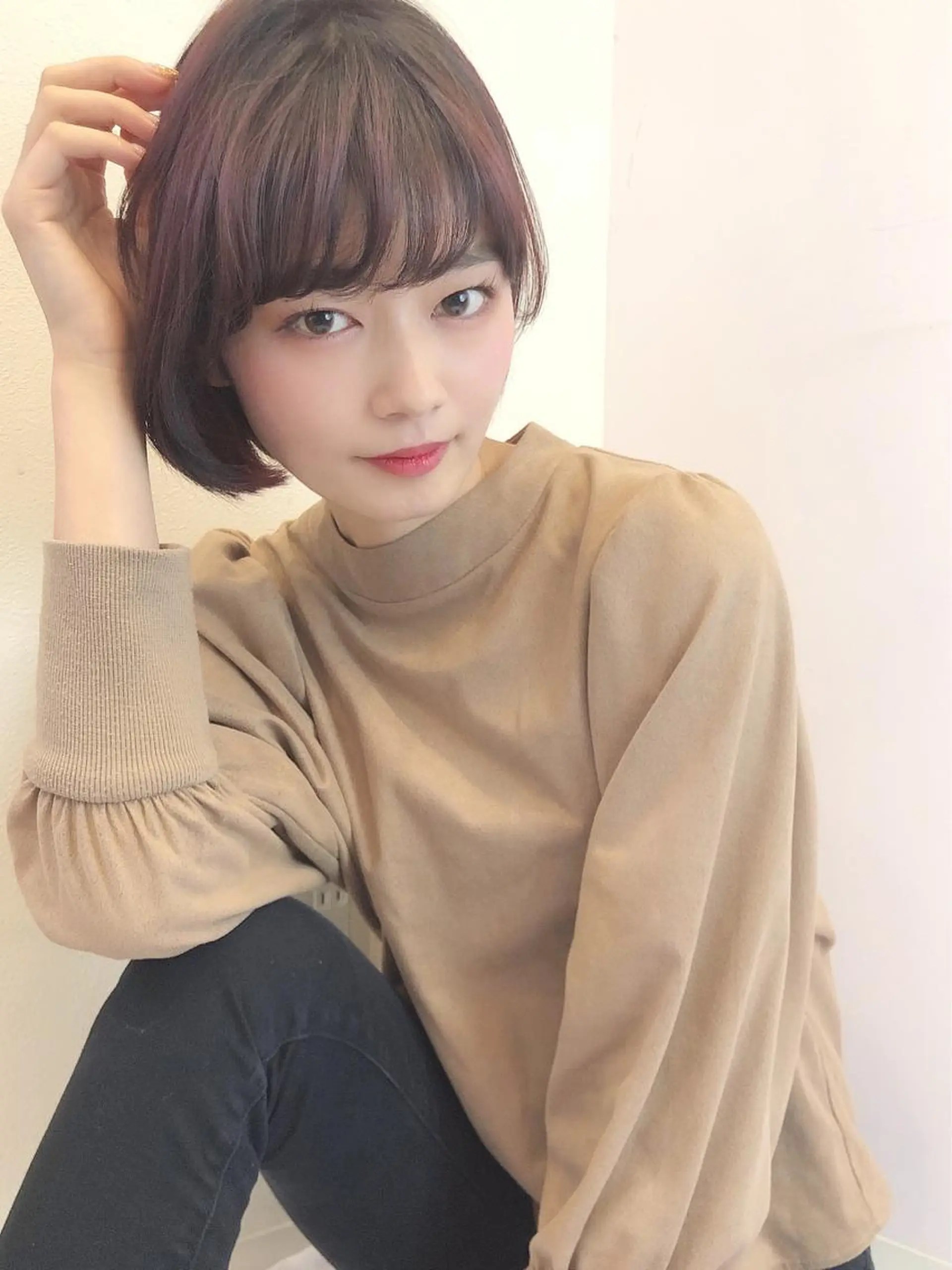 ショート カット ヘアカラー トリートメント 具志 正太のヘアスタイル