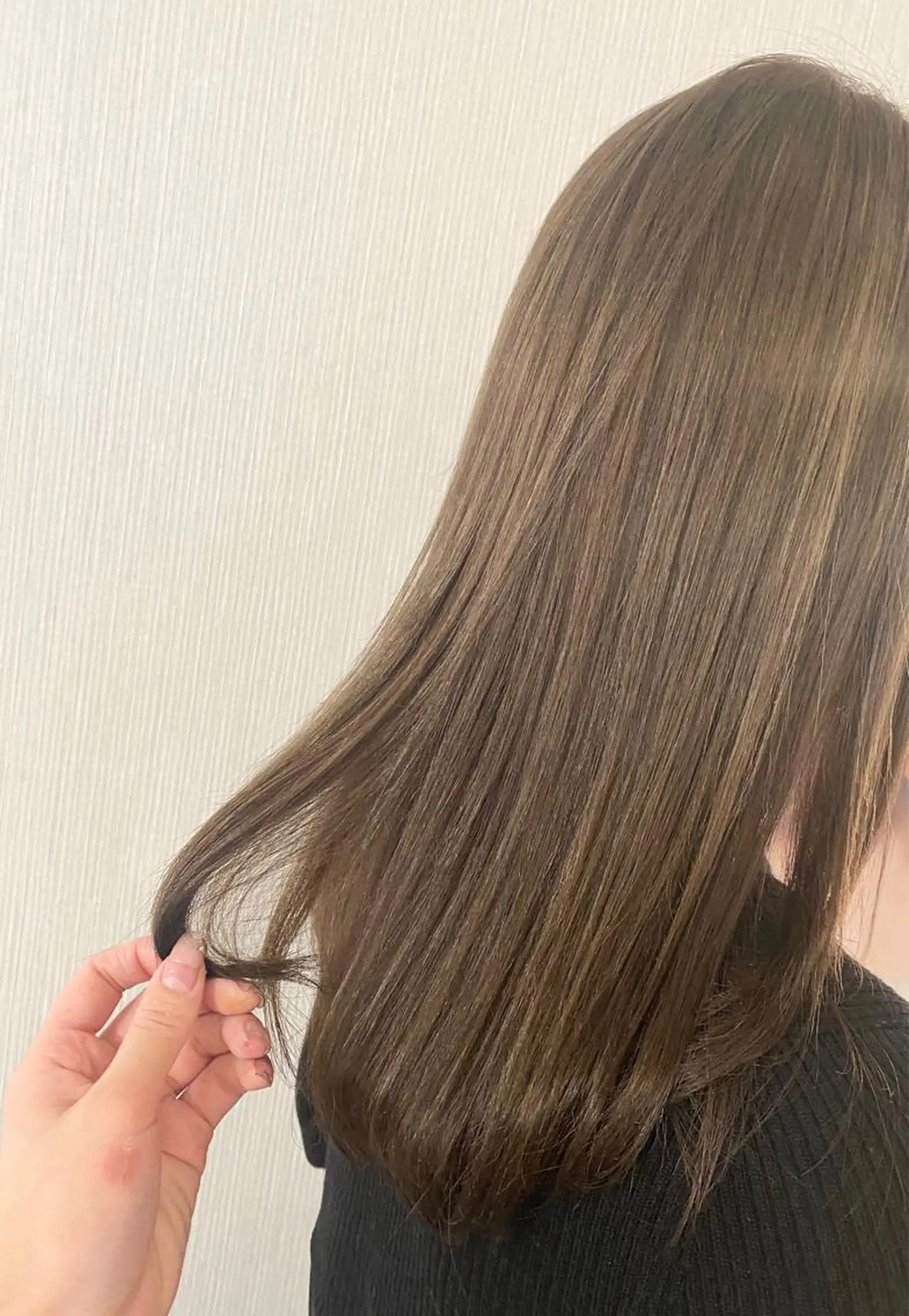 ロング カラー 福薗 ななのヘアスタイル