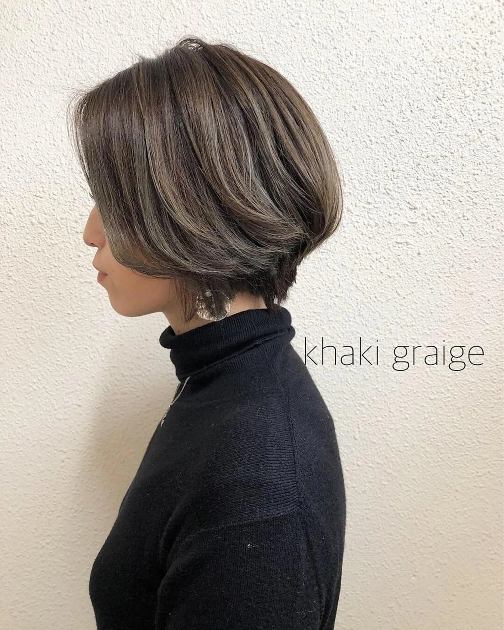 ショート カラー カット ヘアカラー ツキノキ ミナのヘアスタイル