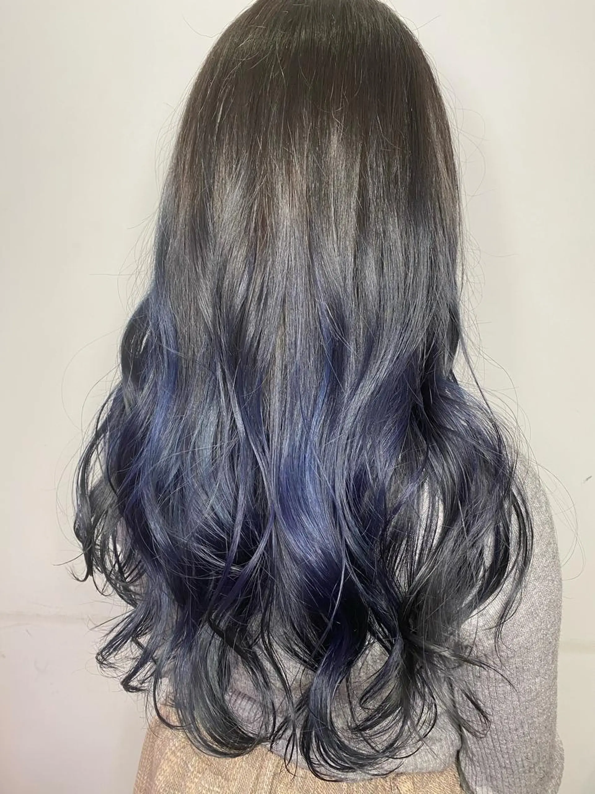 セミロング カラー AMI ウルフパーマ/メンズのヘアスタイル