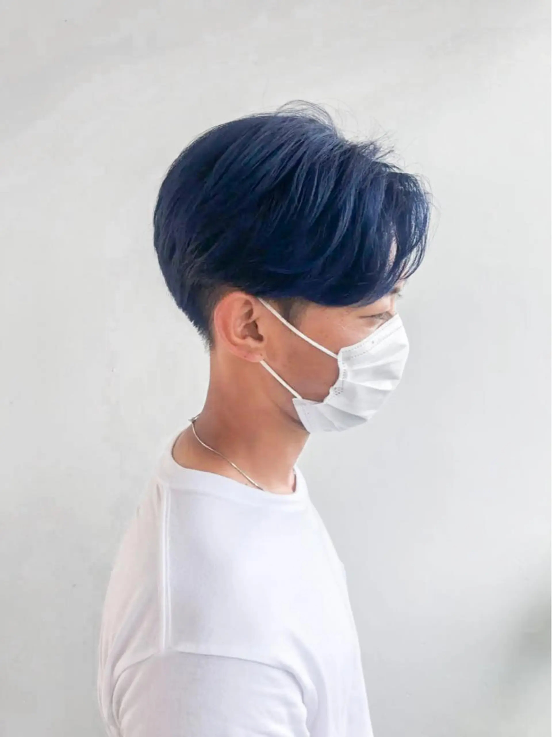 カラー メンズ オールバック センターパート フェードカット カルマパーマ マッシュ ツイスパ/波巻き対応 メンズ特化　石川愛理のヘアスタイル