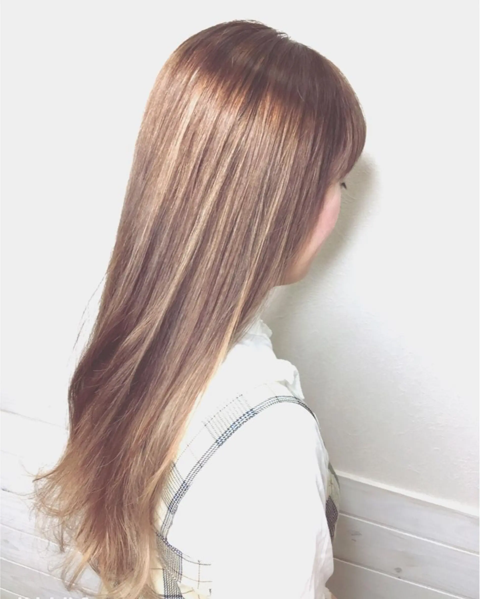 ロング カラー バレイヤージュ レイヤーカット カラー特化サロン茶屋 町Furukuboのヘアスタイル