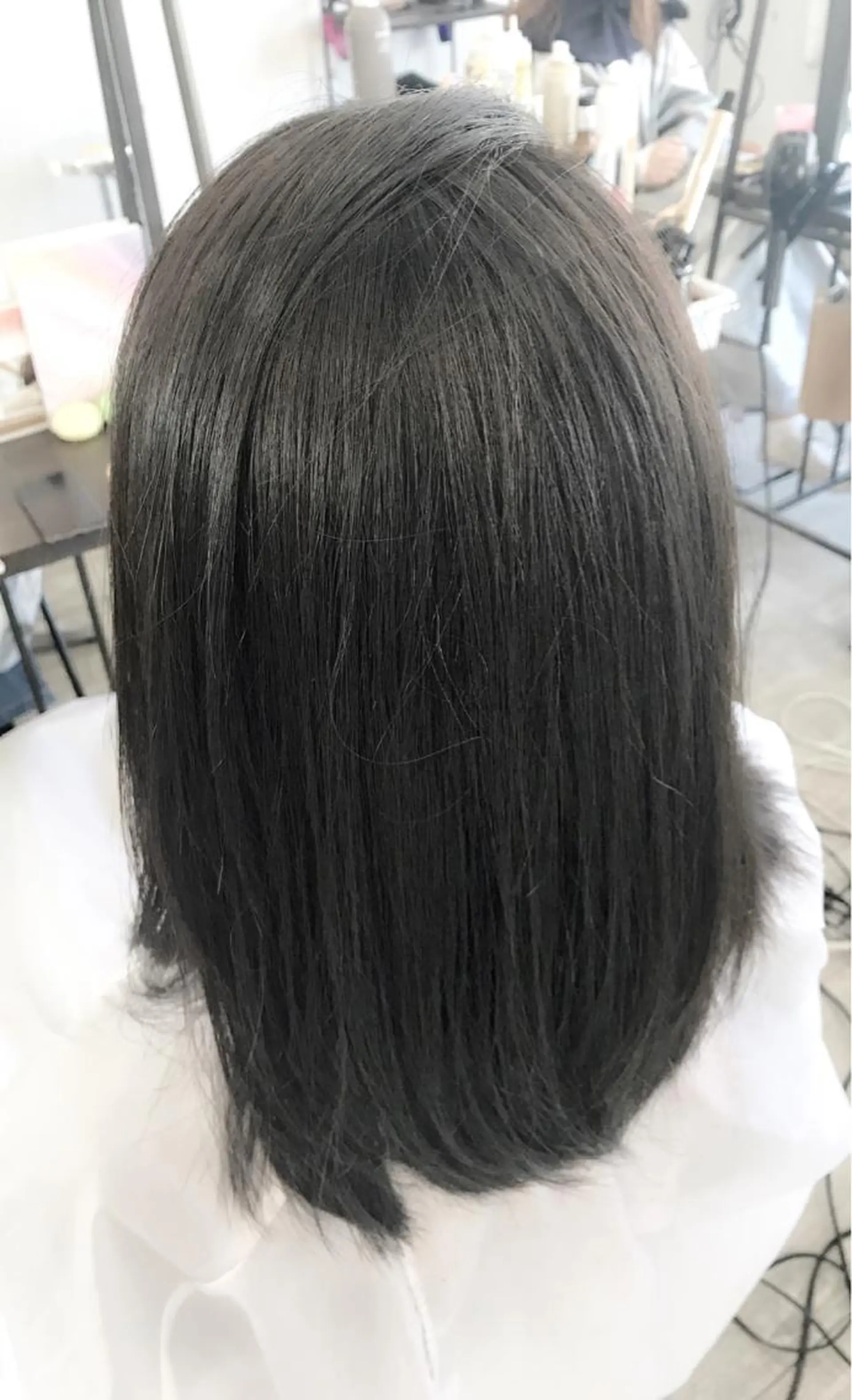 カラー ブリーチ ブリーチなしカラー ヘアカラー トリートメント ヘッドスパ グレージュ/髪質改善 Yamato.hのヘアスタイル