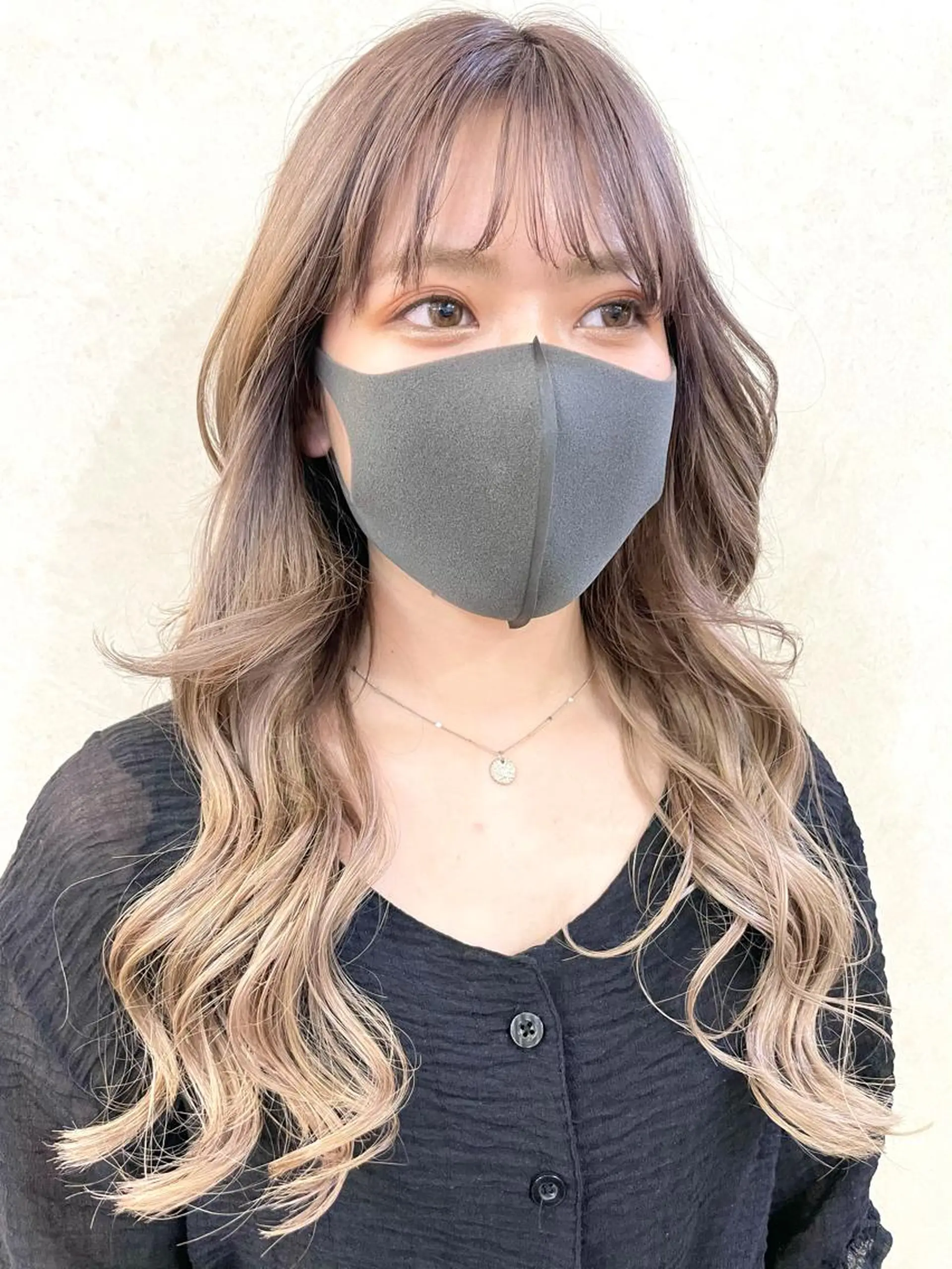 セミロング カラー パーマ ヘアアレンジ メンズ キッズ シールエクステ メンズバレイヤージュ メンズブリーチ メンズハイライト メンズインナーカラー 🦋高瀬寛菜🦋 韓国/ブリーチのヘアスタイル