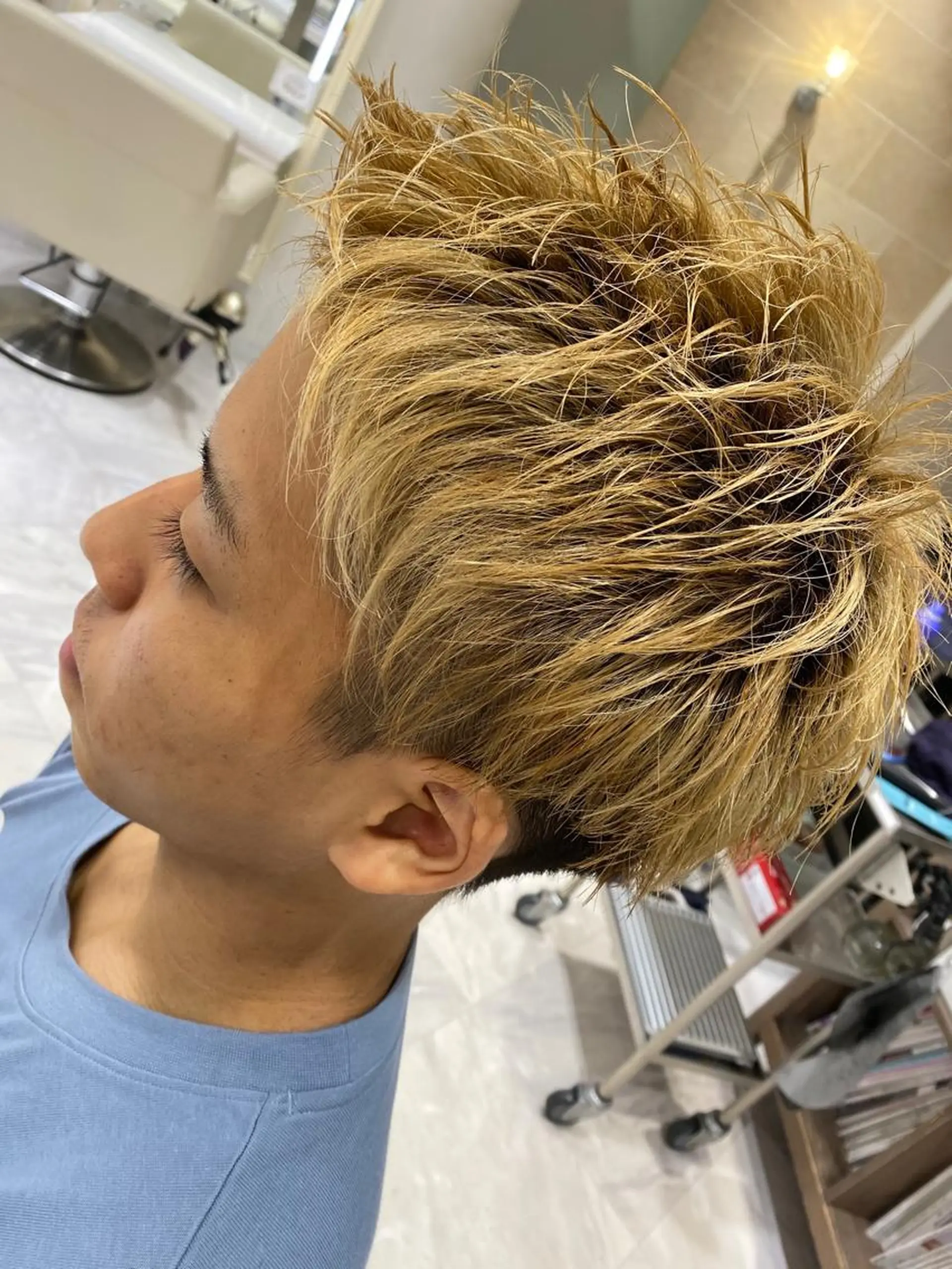 ショート メンズ モヒカン 美容室 globe 船橋店【グローブ】所属・福木 康助のヘアスタイル