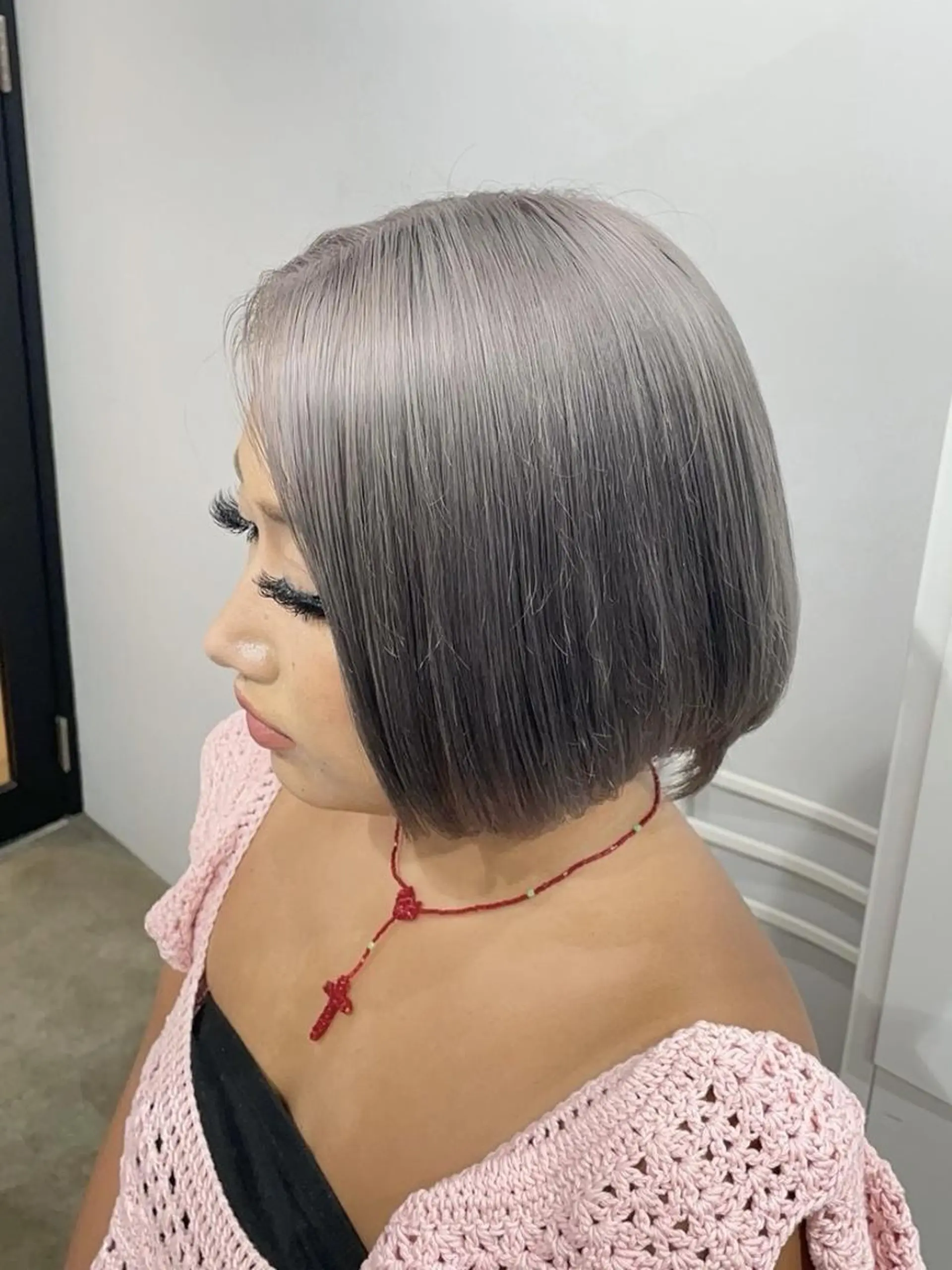 カラー ショート ブリーチ ダブルカラー ヘアカラー トリートメント ✨【公式】 juhl.横浜✨のヘアスタイル