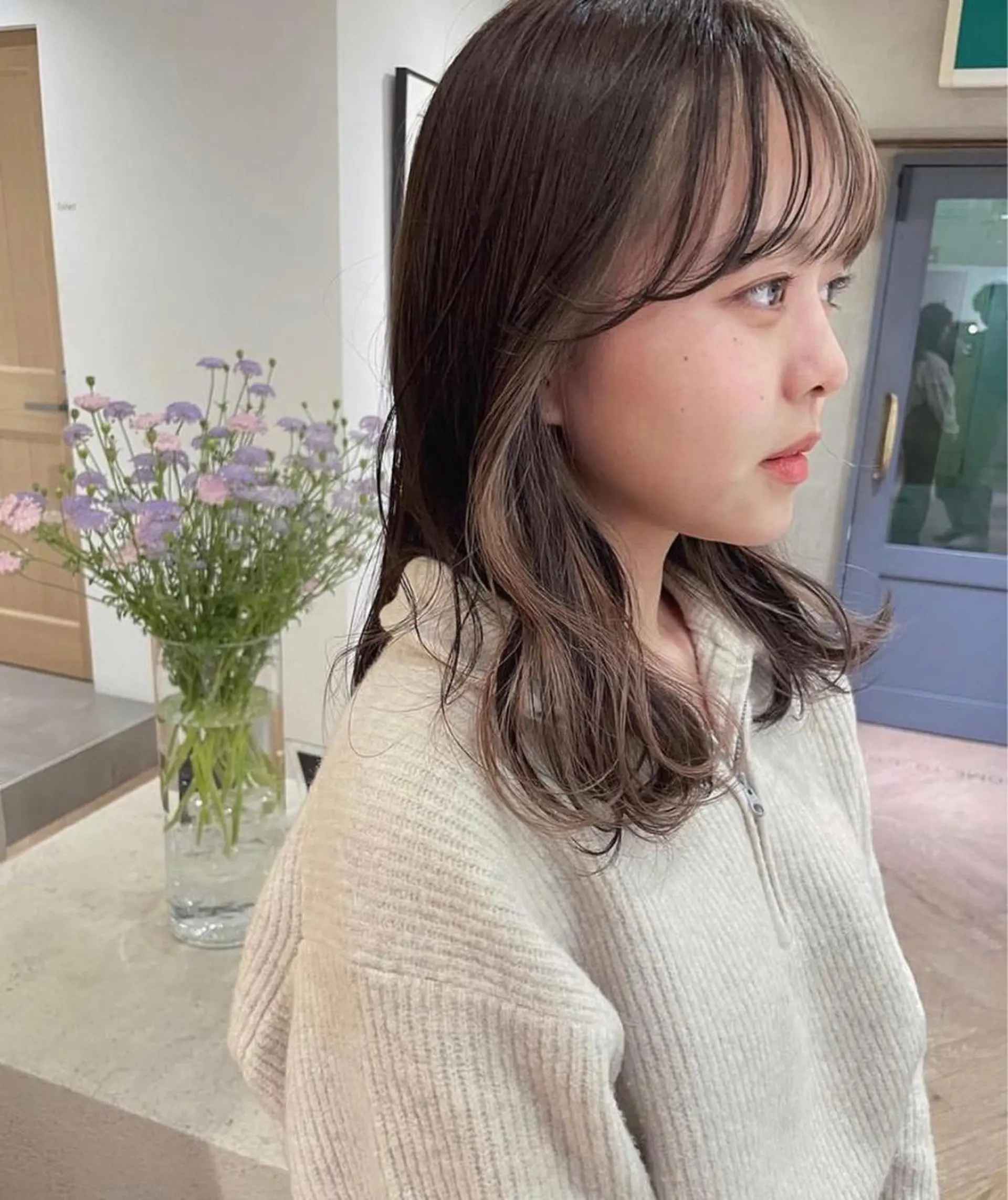 カラー 高発色ブリーチ/ ハイレイヤー🪽aiのヘアスタイル