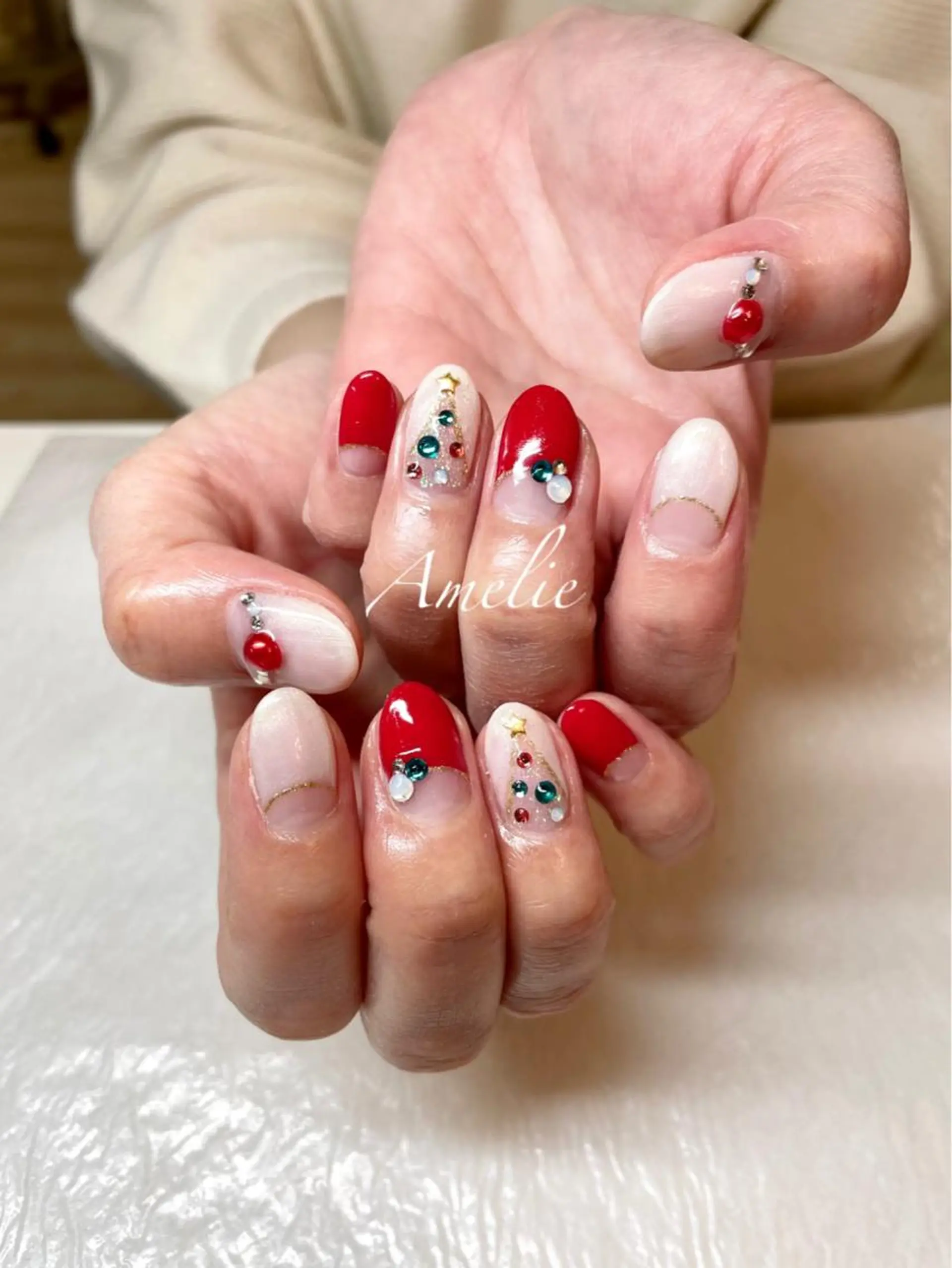 ネイル 冬ネイル クリスマス yo koのネイルデザイン