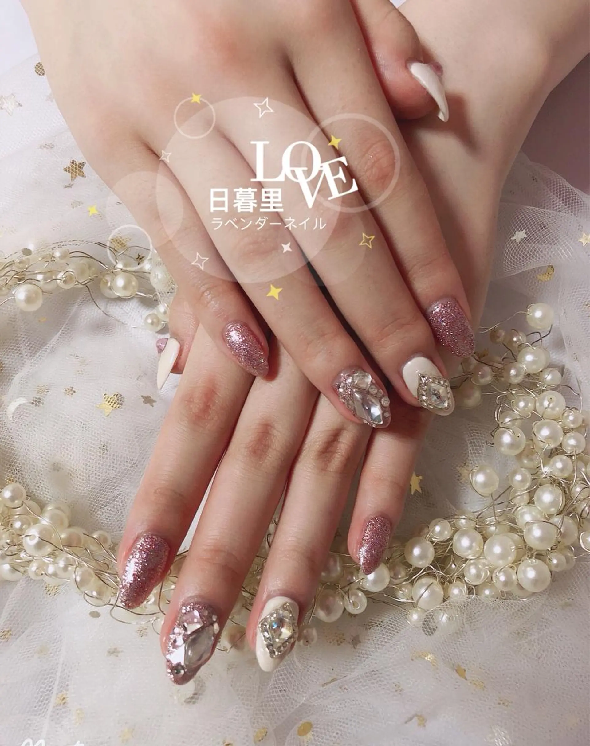 ネイル ラベンダー💖日暮里 ルル💖ネイルのネイルデザイン