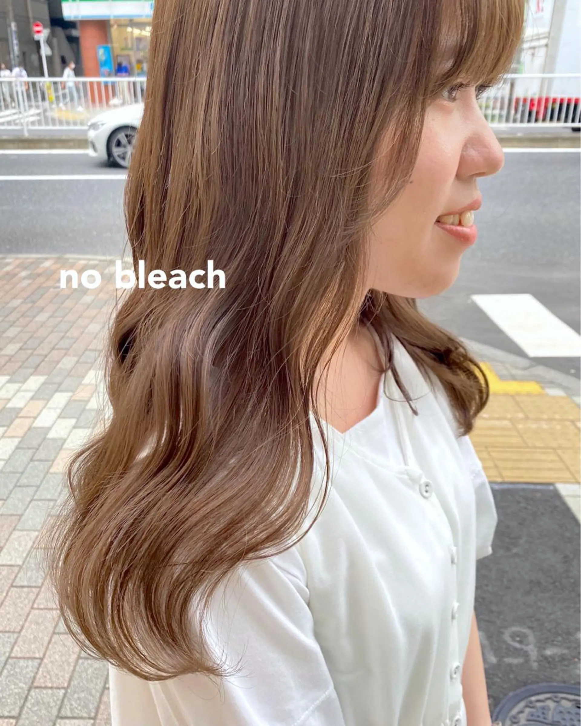 ロング カラー ベージュカラー ブリーチ 赤み消し/透明感 🪽◝✩ 武者春花のヘアスタイル