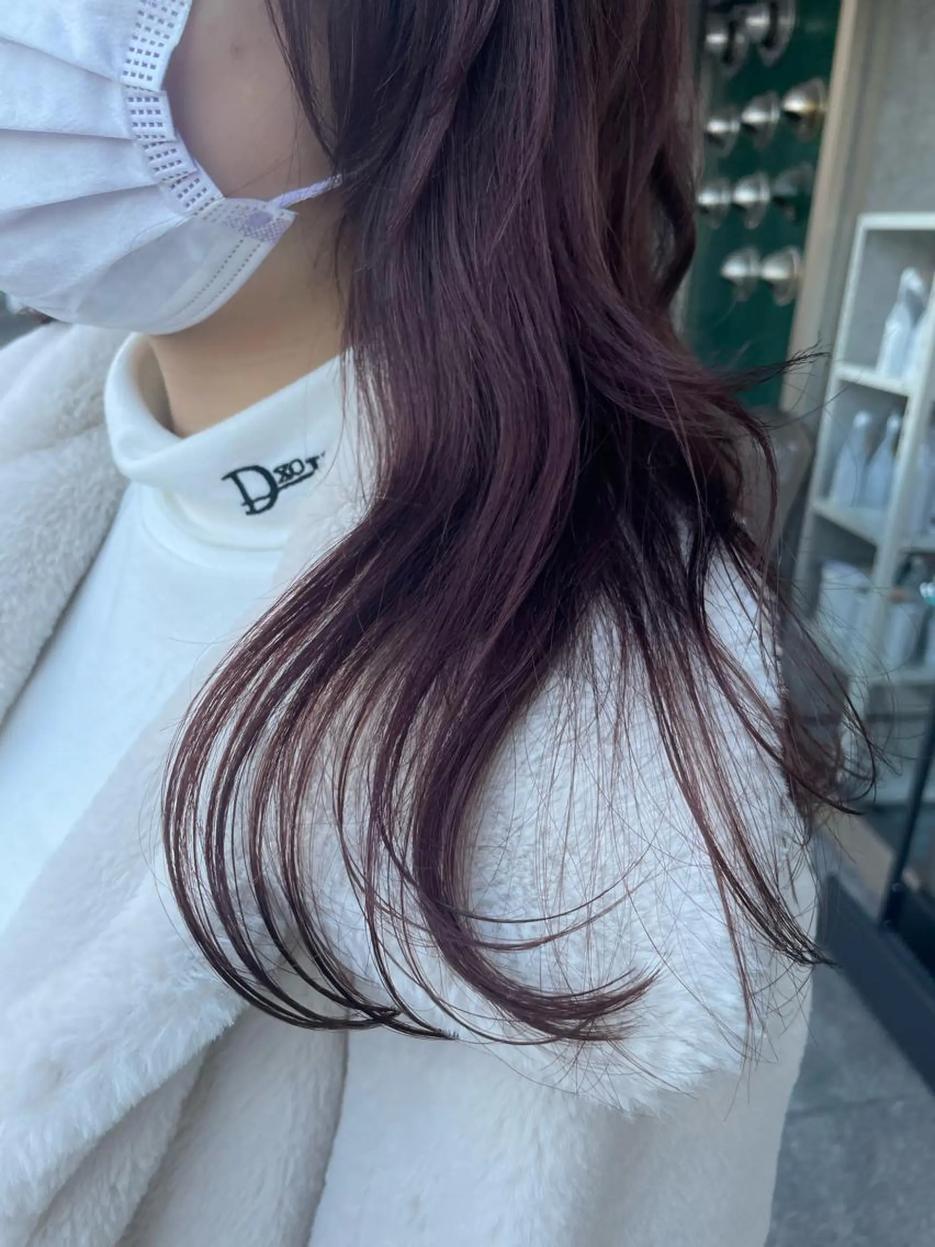 セミロング カラー ピンクカラー ヘアカラー トリートメント 高橋 みく/ minimのヘアスタイル