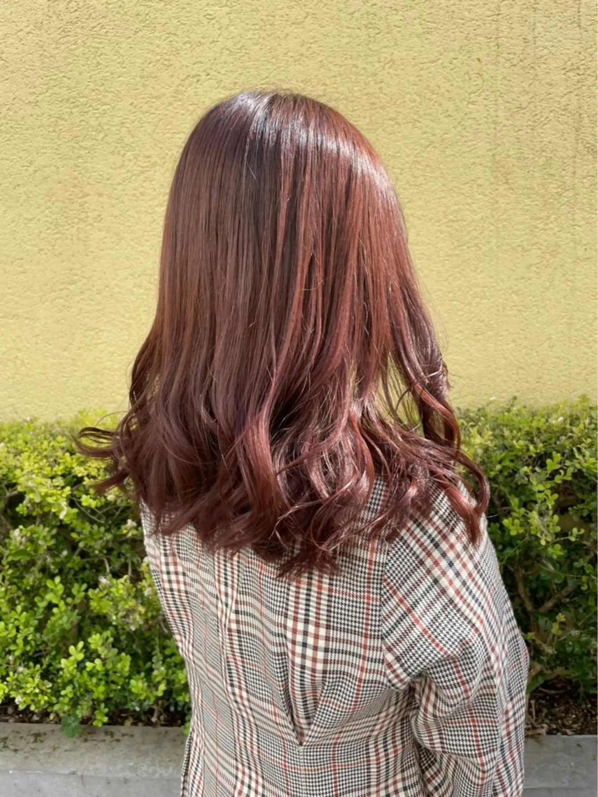 セミロング ヘアカラー トリートメント 似合わせスタイル 足立のヘアスタイル