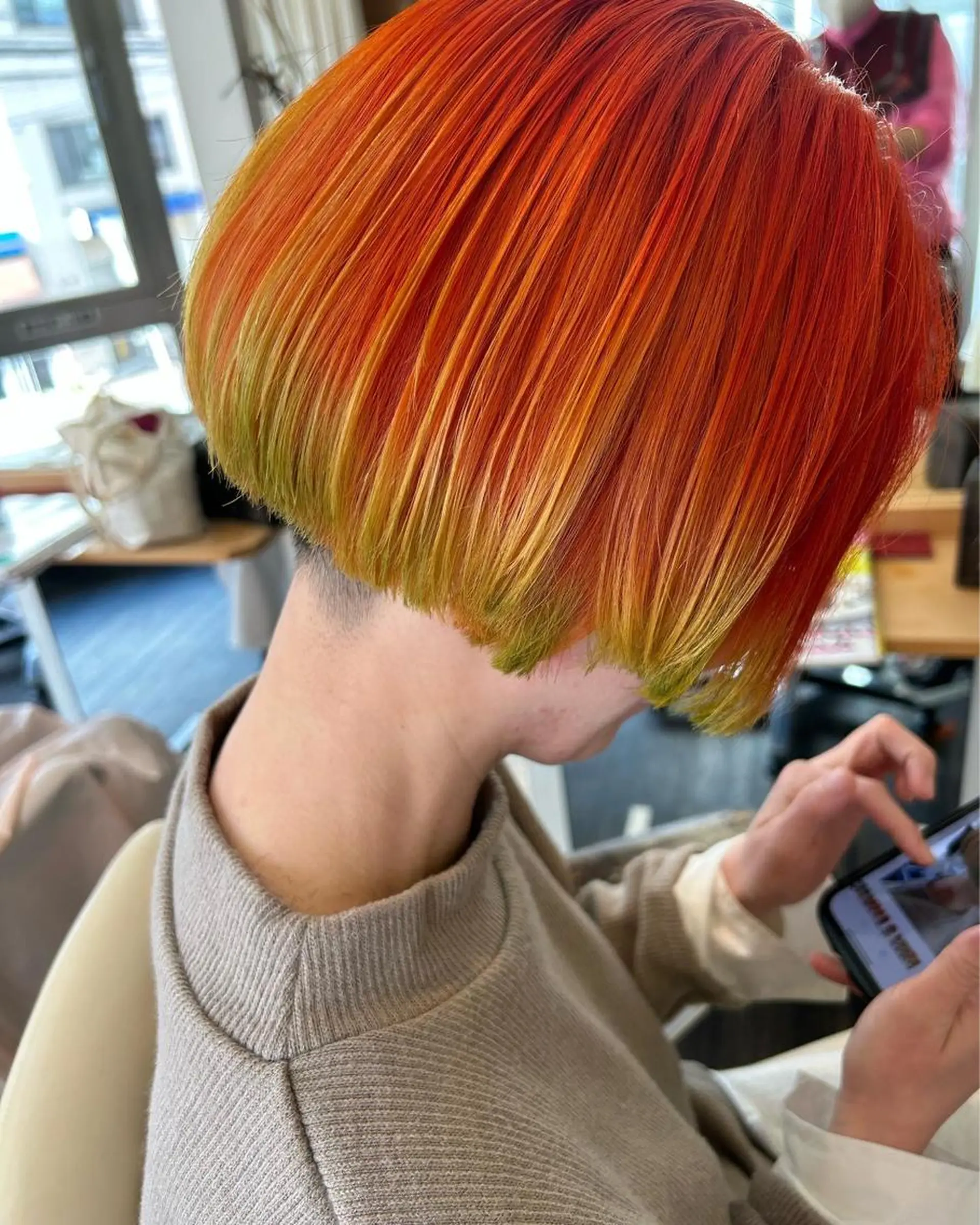 ミディアム ヘアカラー トリートメント ヘアセット DiMPlE  ディンプル所属・🌸スタイリスト 山浦美恵のヘアスタイル