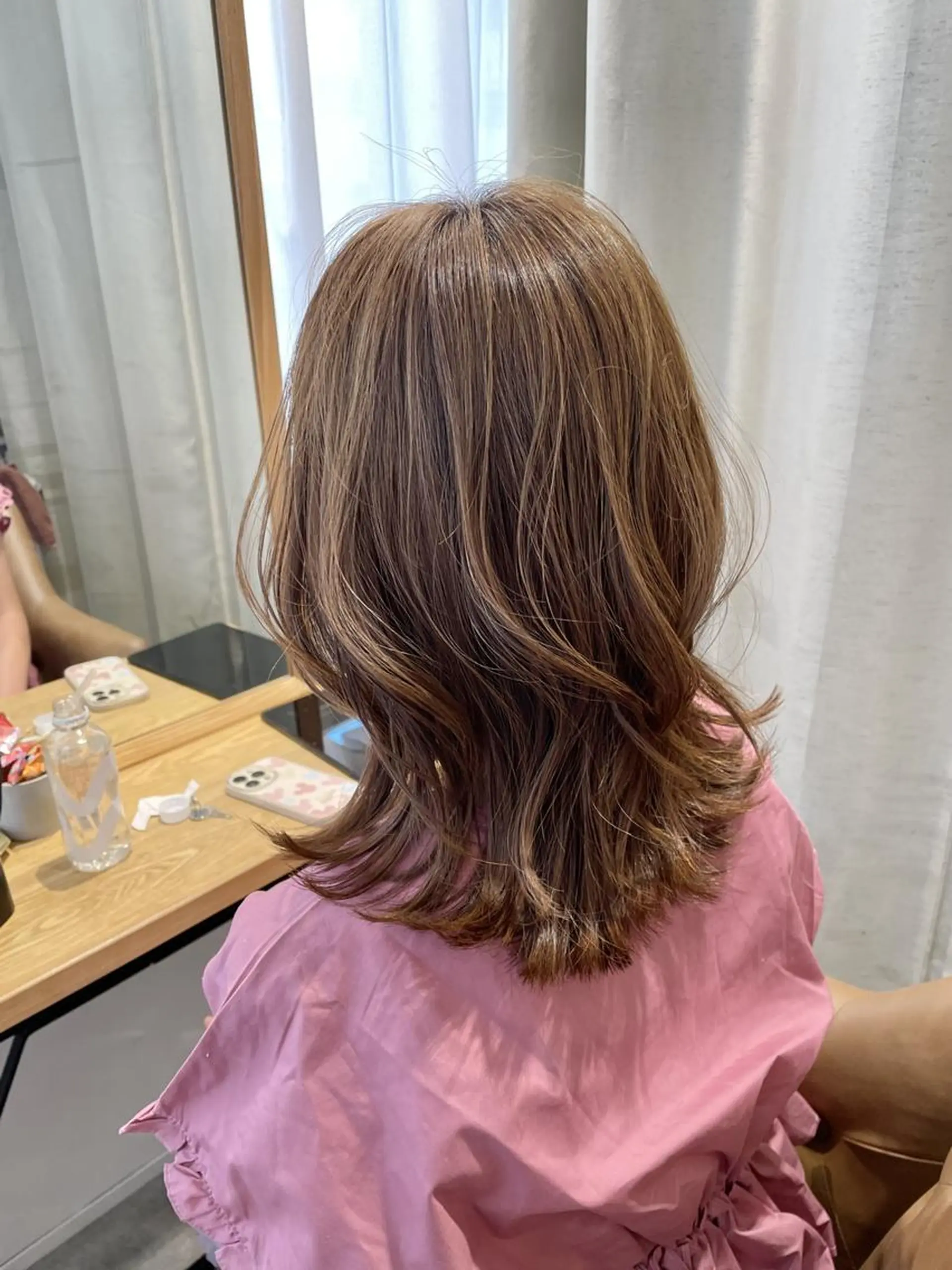 ミディアム ヘアカラー ANs. SEINAのヘアスタイル