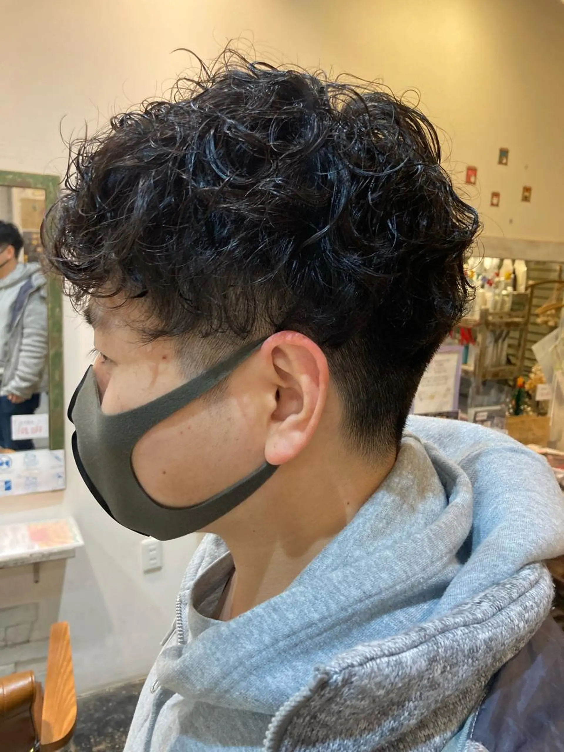 パーマ メンズ メンズパーマ Cocorokara所属・カナザワ アリッサのヘアスタイル