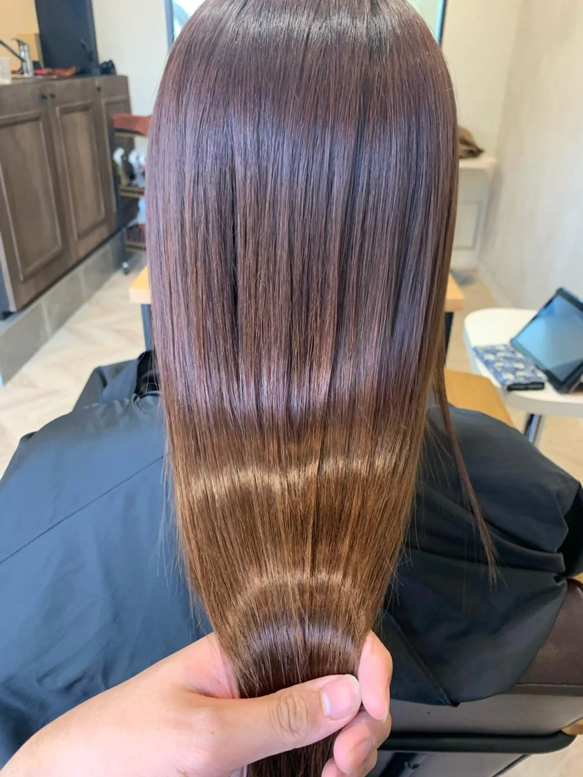 ロング カラー トリートメント 💎TAKA 💫髪質改善🏆のヘアスタイル